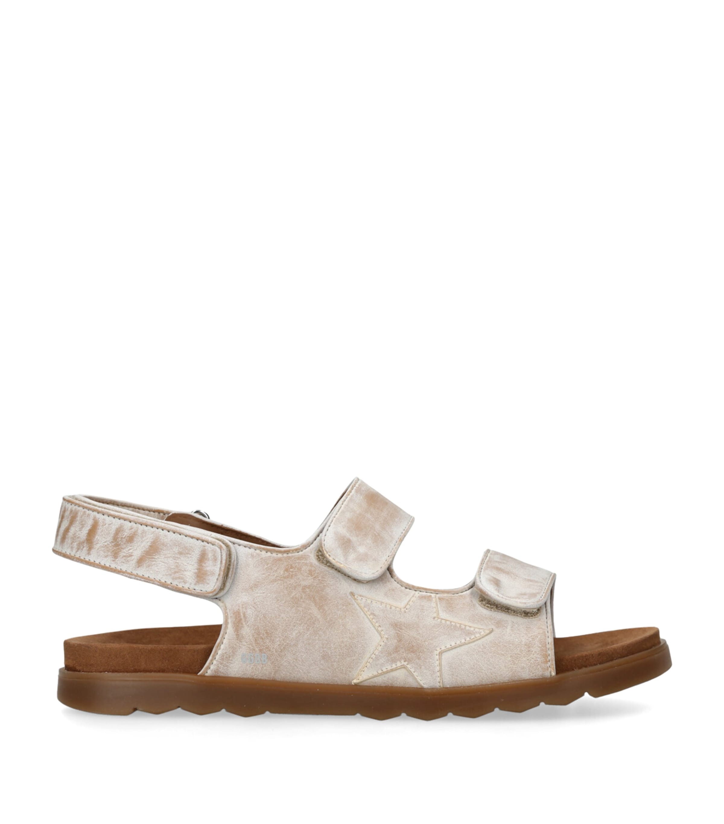 Golden Goose Leather Noa Sporty Sandals Beige Image 1