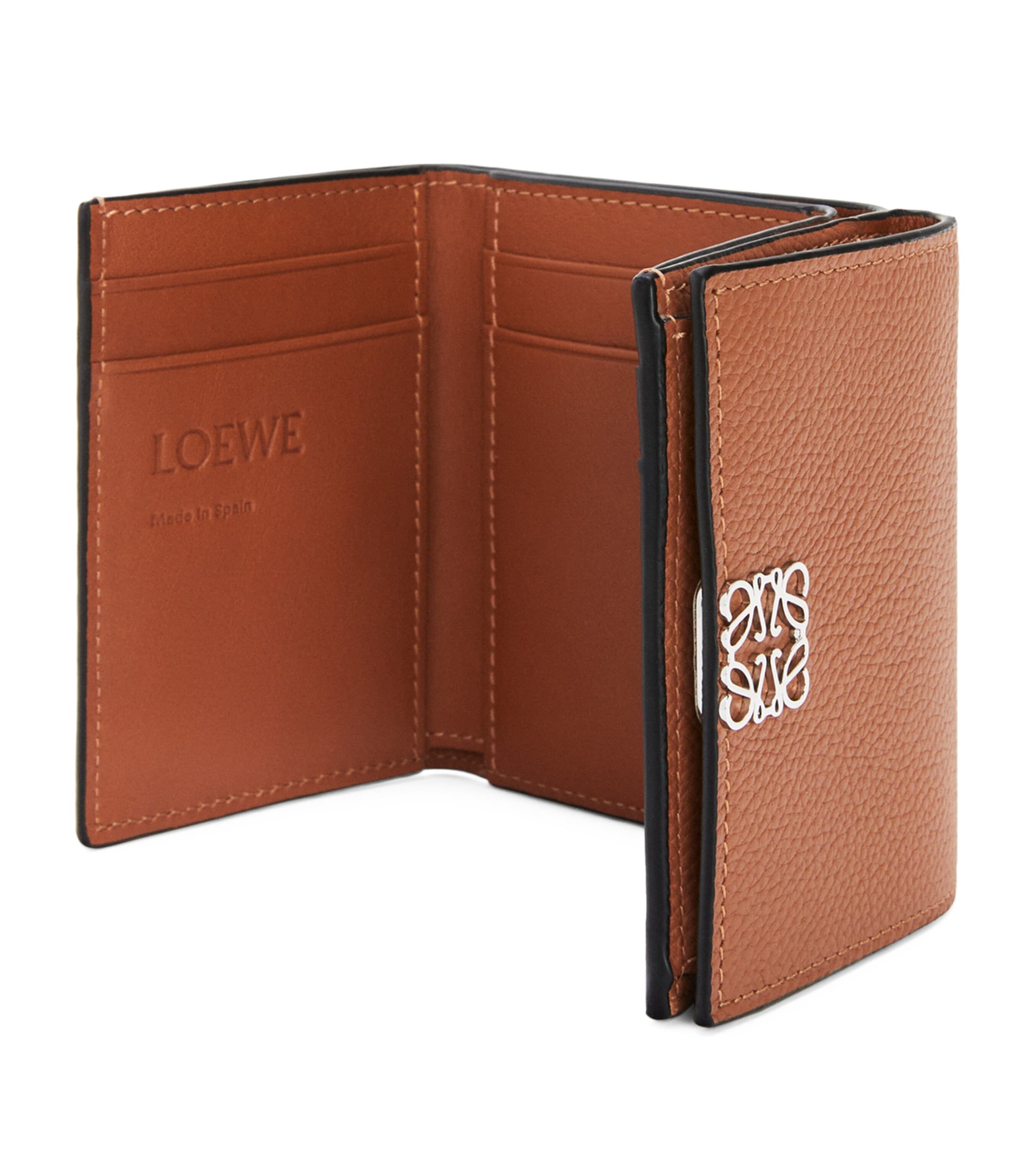 LOEWE Leather Anagram Trifold Wallet | Harrods US LOEWE Leather Anagram Trifold Wallet | Harrods US