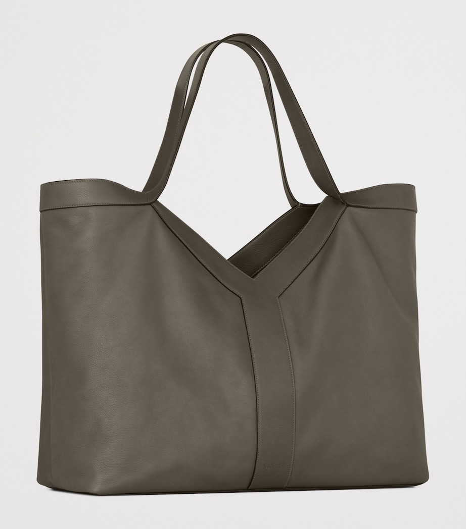 Large Leather Y Tote Bag 3212 Image 4