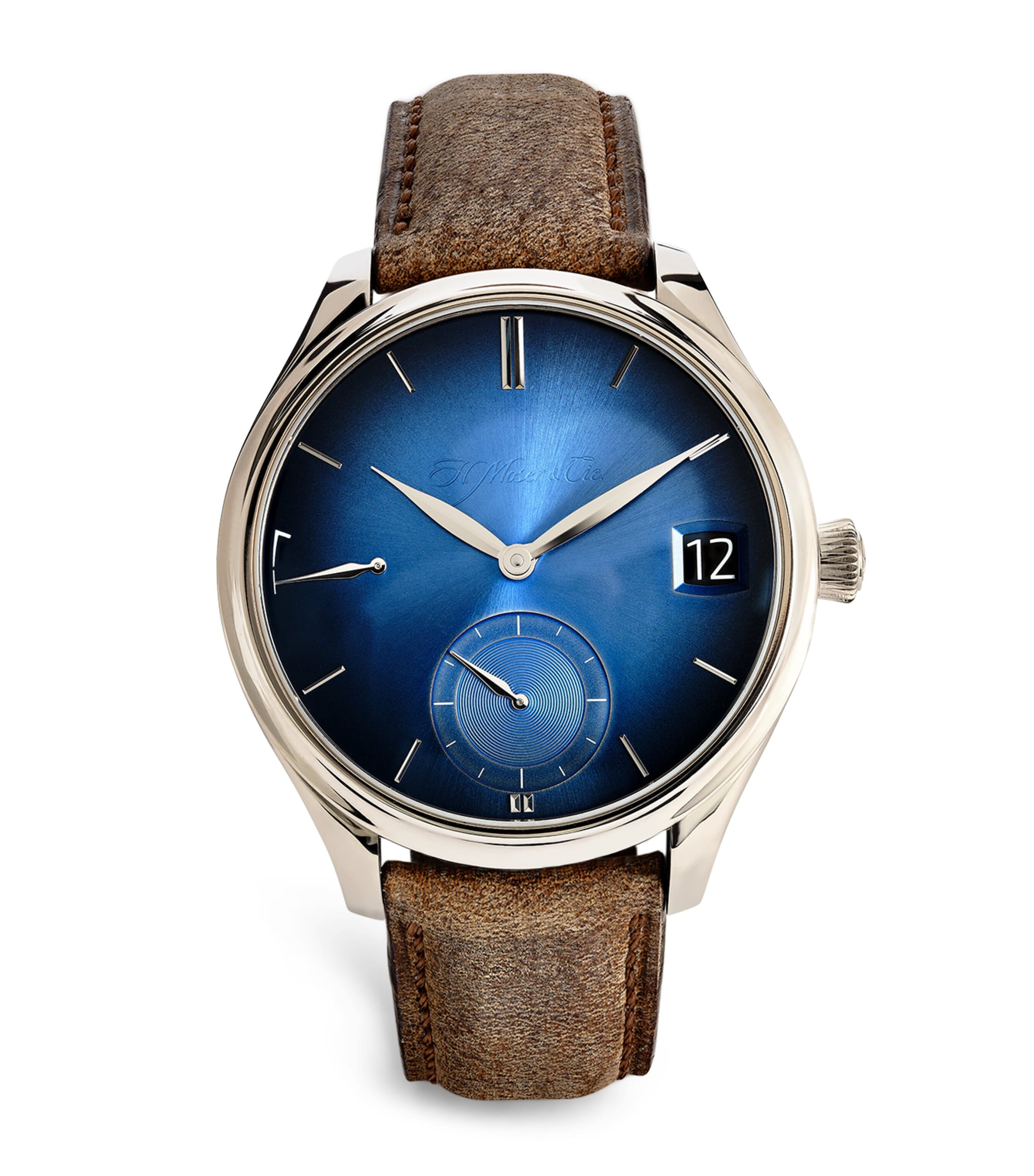White Gold Endeavour Watch 42mm BLUE Image 1