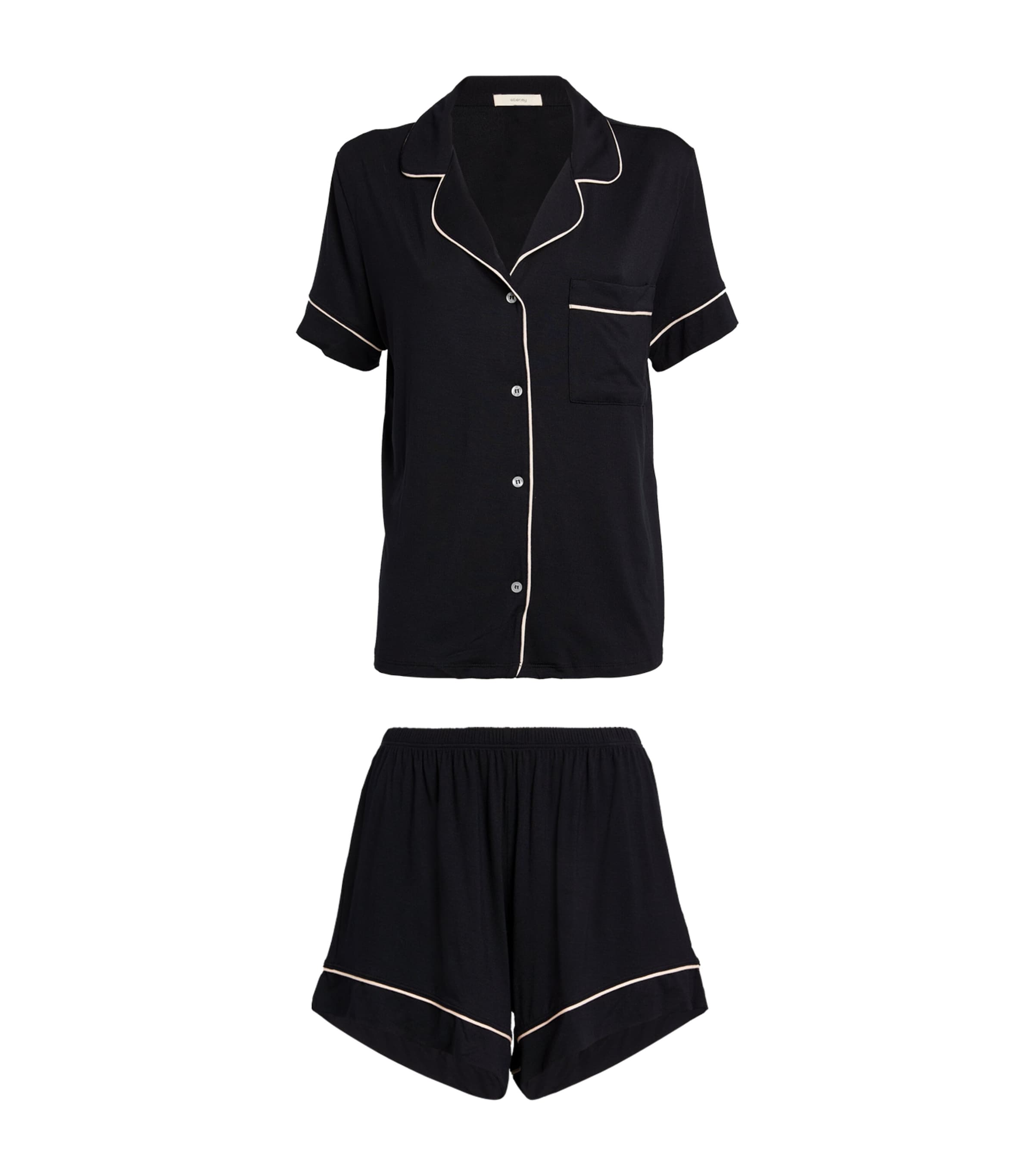 Eberjey Gisele Pyjama Set In Black