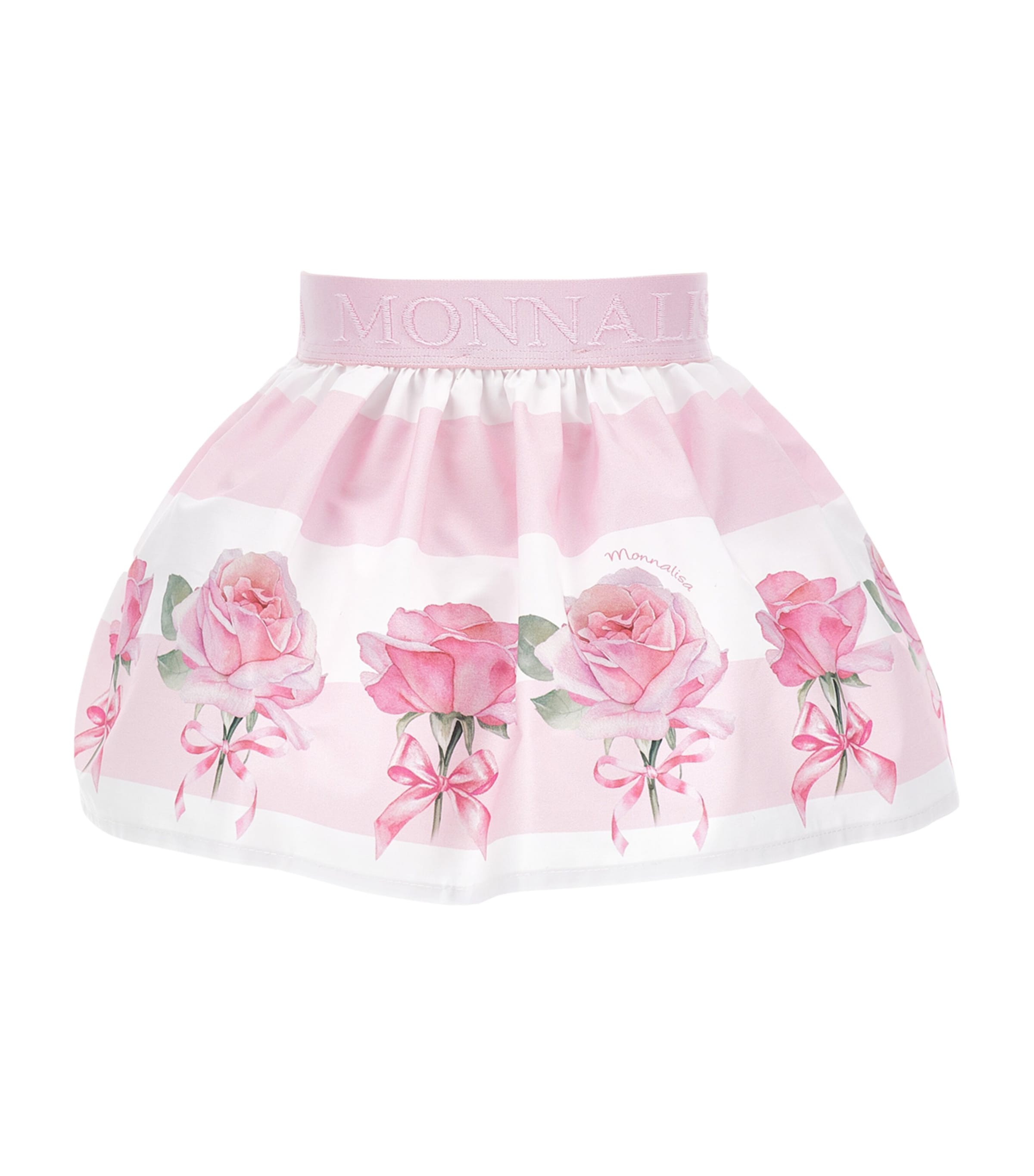 Monnalisa Rose-print Skirt
