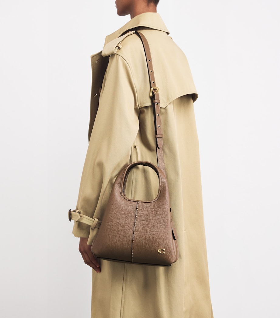 Leather Lana 23 Shoulder Bag B4/DARK STONE Image 2