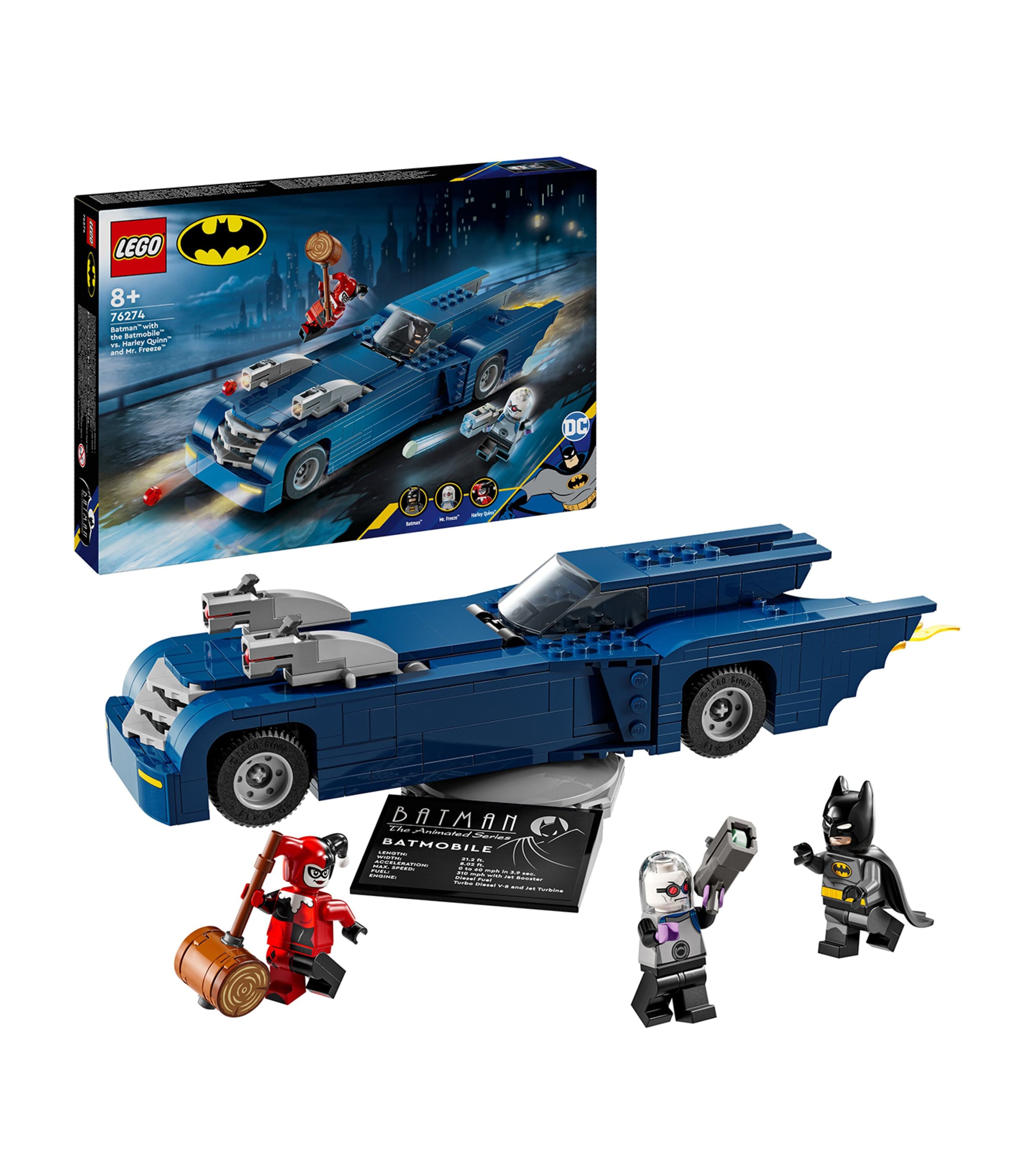 Lego Marvel Batman with the Batmobile vs. Harley Quinn & Mr. Freeze 76274 Image 3
