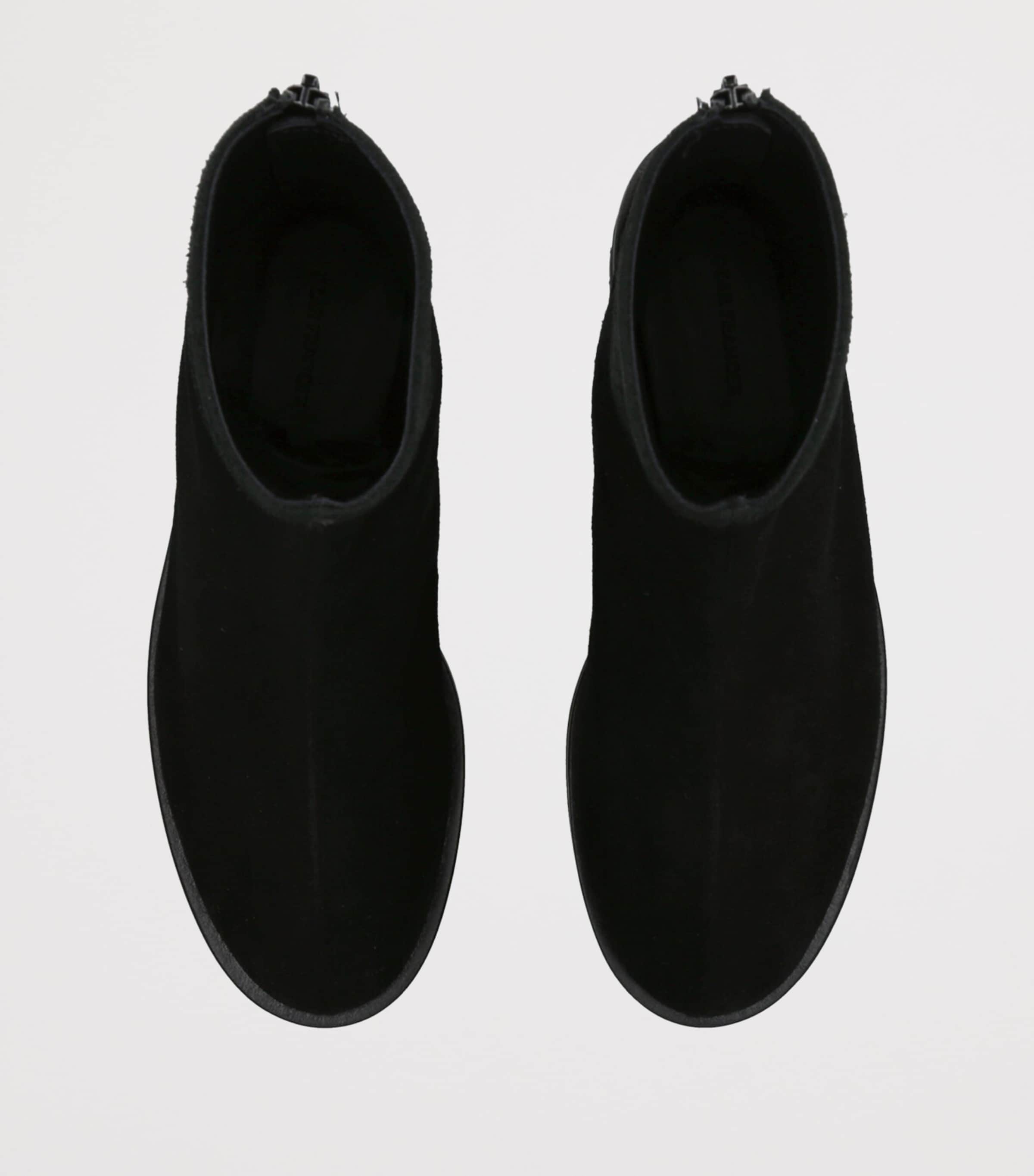 Suede Joss Ankle Boots BLACK Image 4