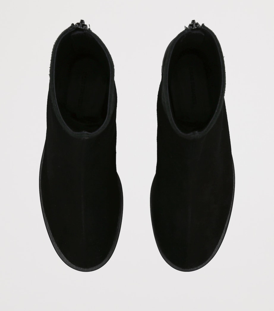 Suede Joss Ankle Boots BLACK Image 4