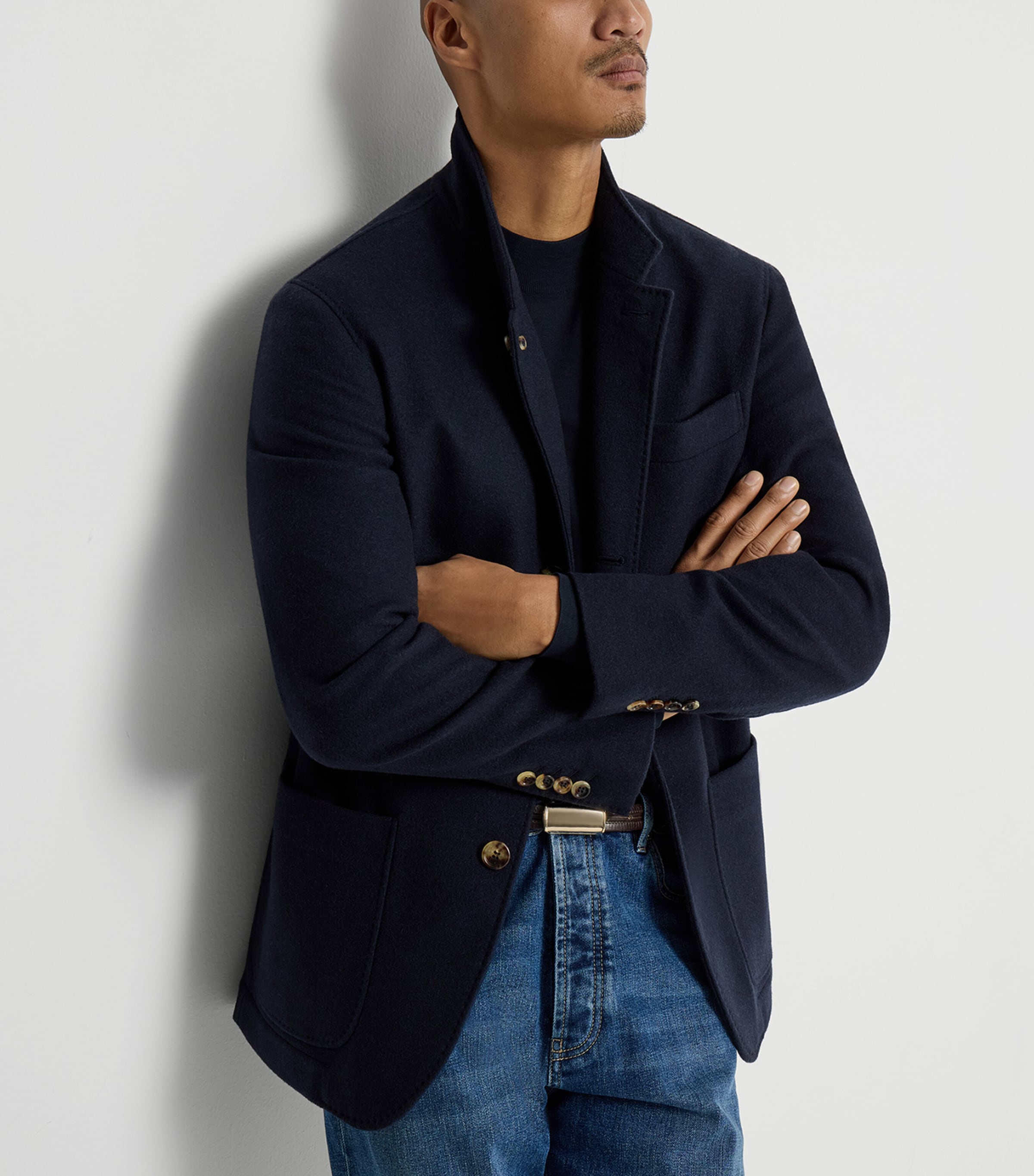 Brunello Cucinelli Mens Water-Resistant Cashmere Blazer Image 4