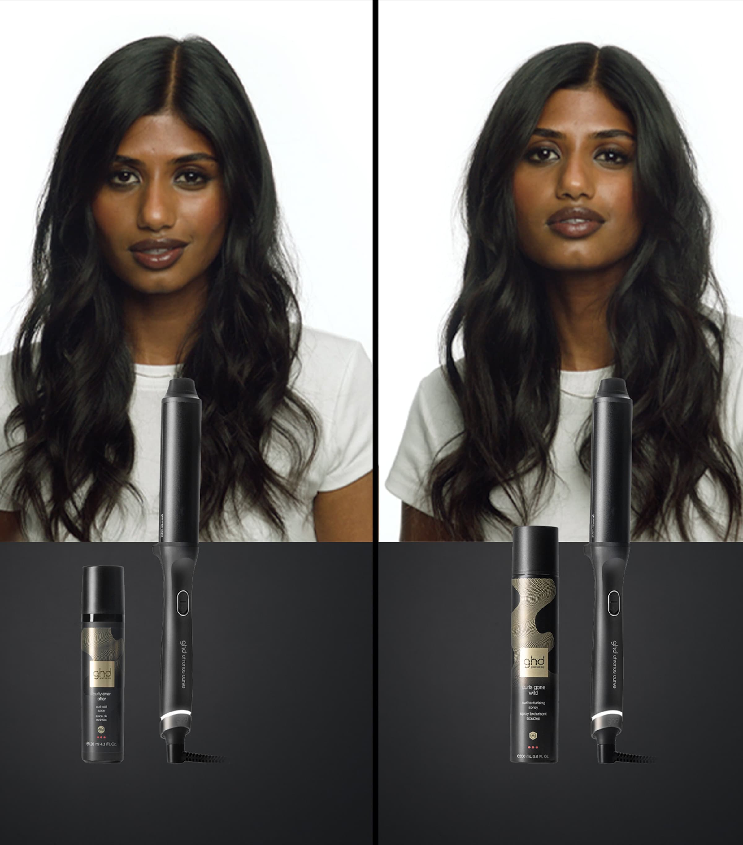 Chronos Curve Max Wand Hair Curler (38mm) BLACK Image 8