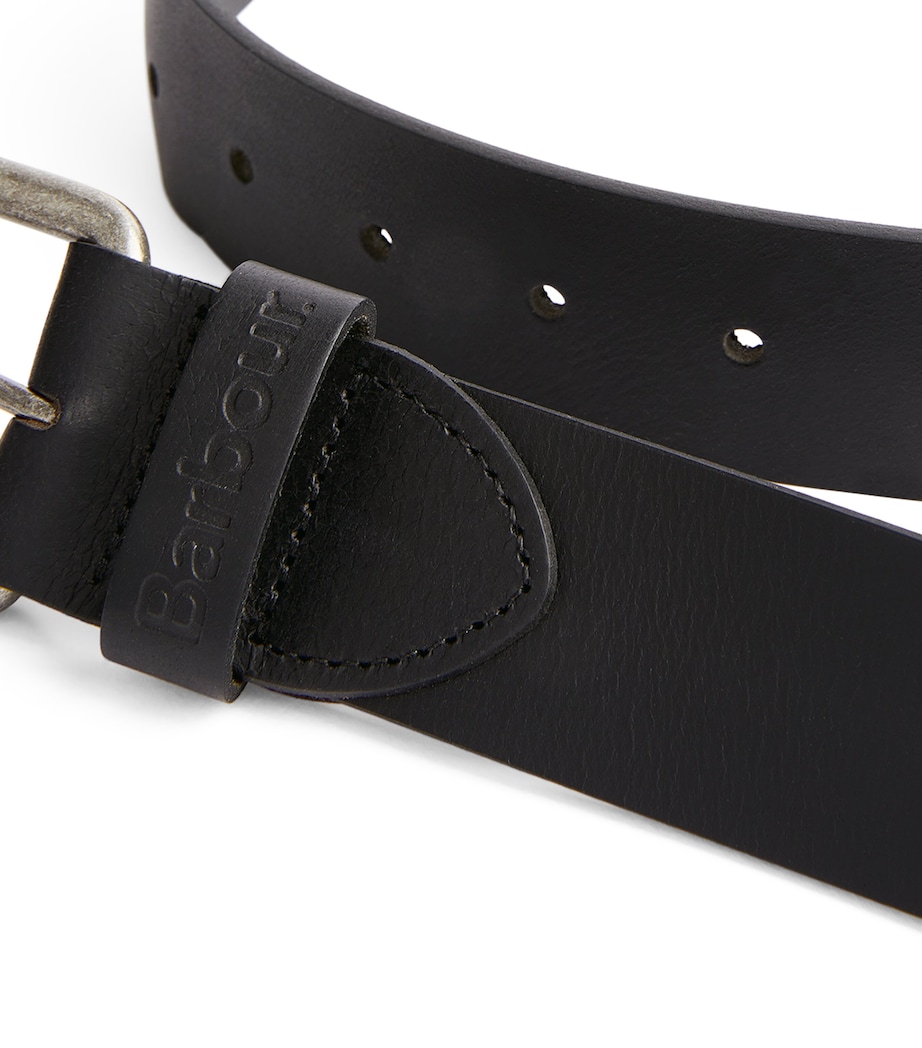 Leather Belt BLACK Image 8