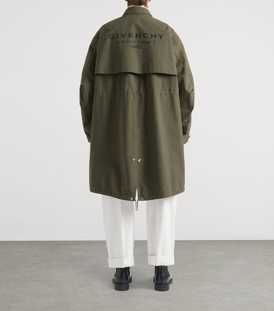 Logo Parka Jacket KHAKI Image 3