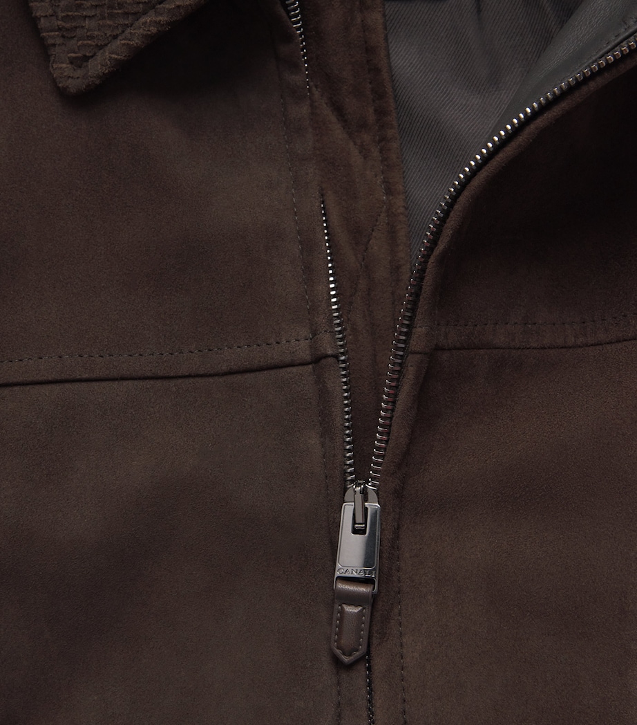 Goat Suede Zip-Up Jacket 502 Image 2