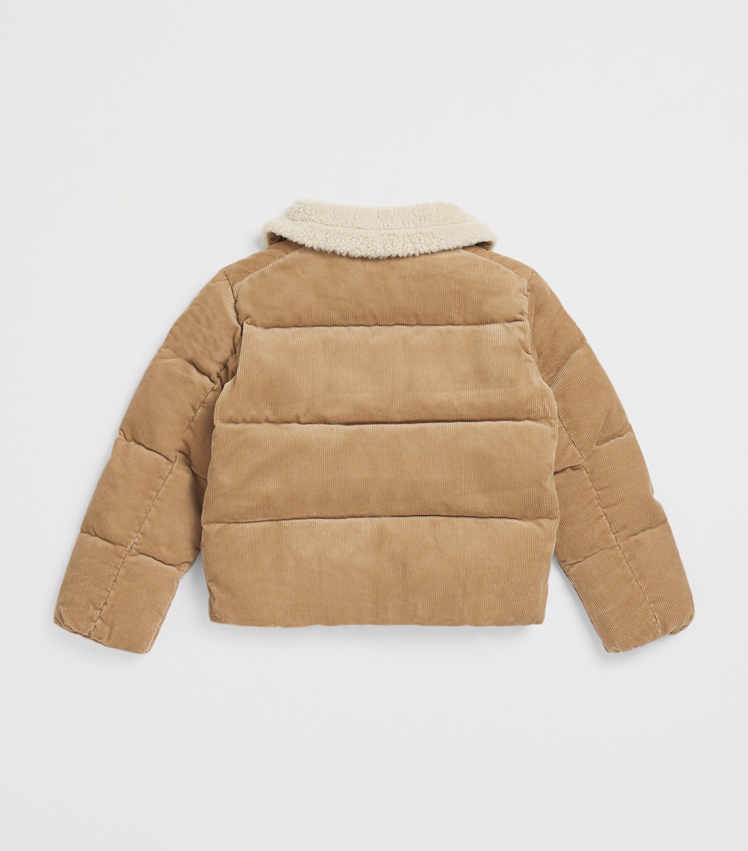 Cotton Corduroy Bomber Jacket (7-14 Years) KHAKI Image 2