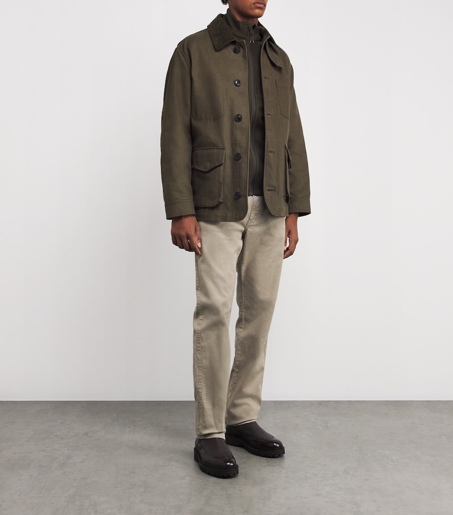 Beretta Mens Abisko Full-Zip Fleece Green Moss Image 2