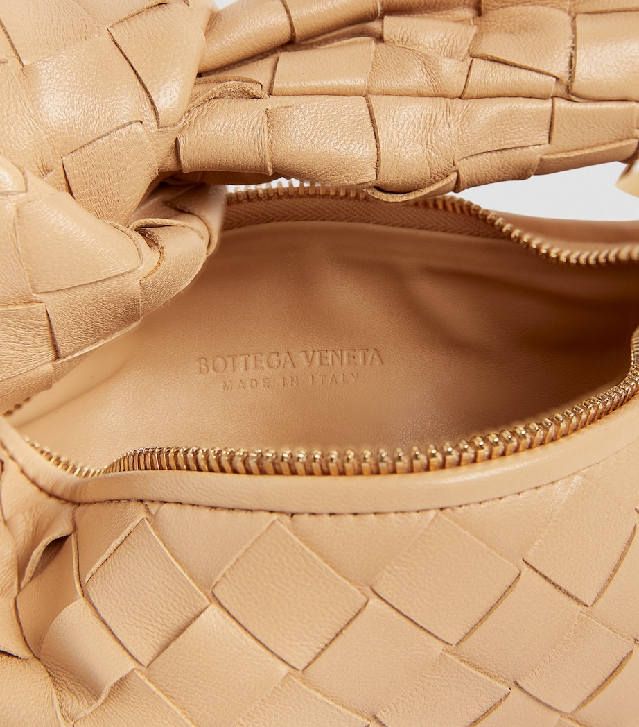 Mini Leather Jodie Bag ALMOND-GOLD Image 5