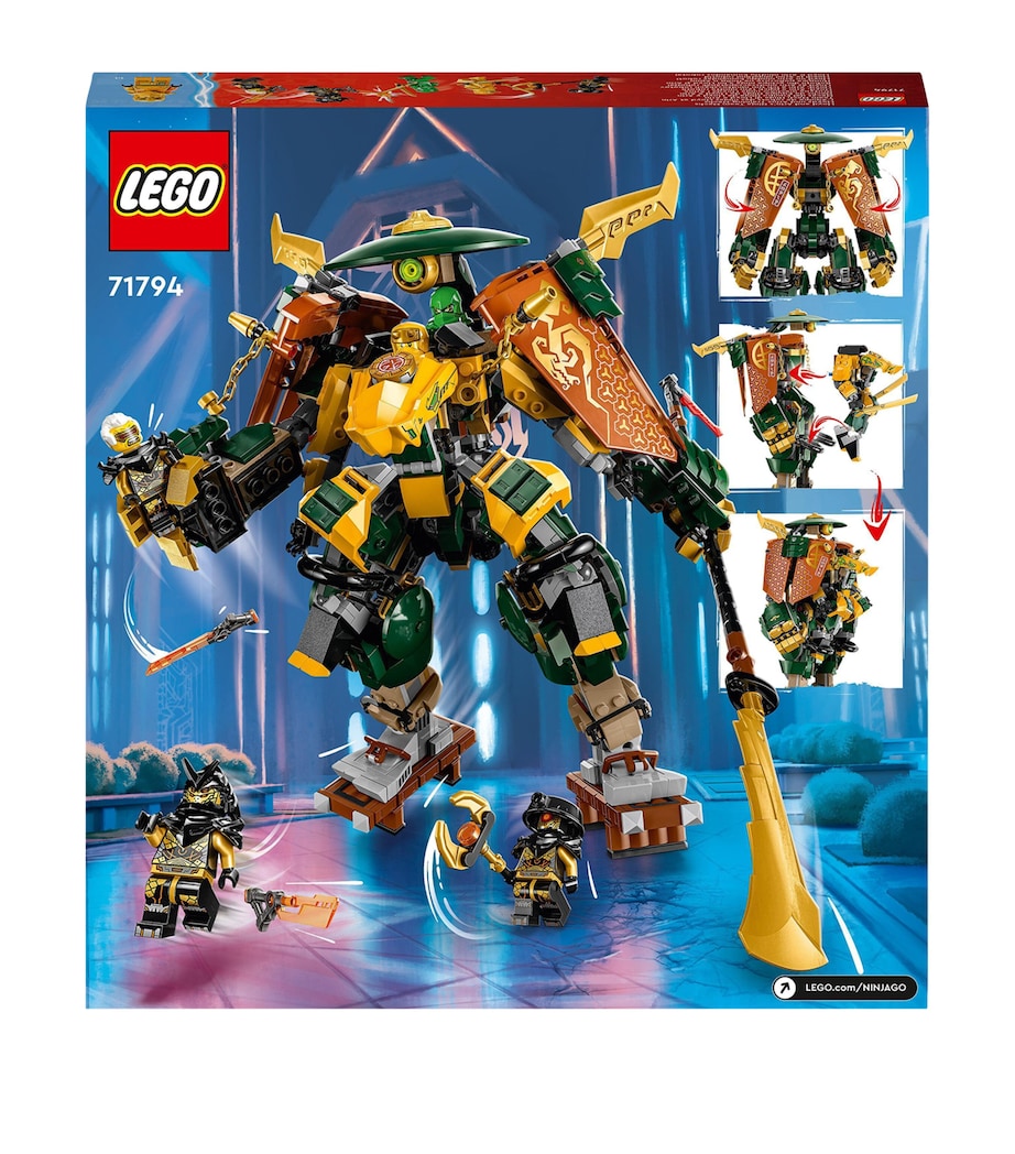 Lego NINJAGO Dragons Rising Lloyd and Arin's Ninja Team Mechs Set