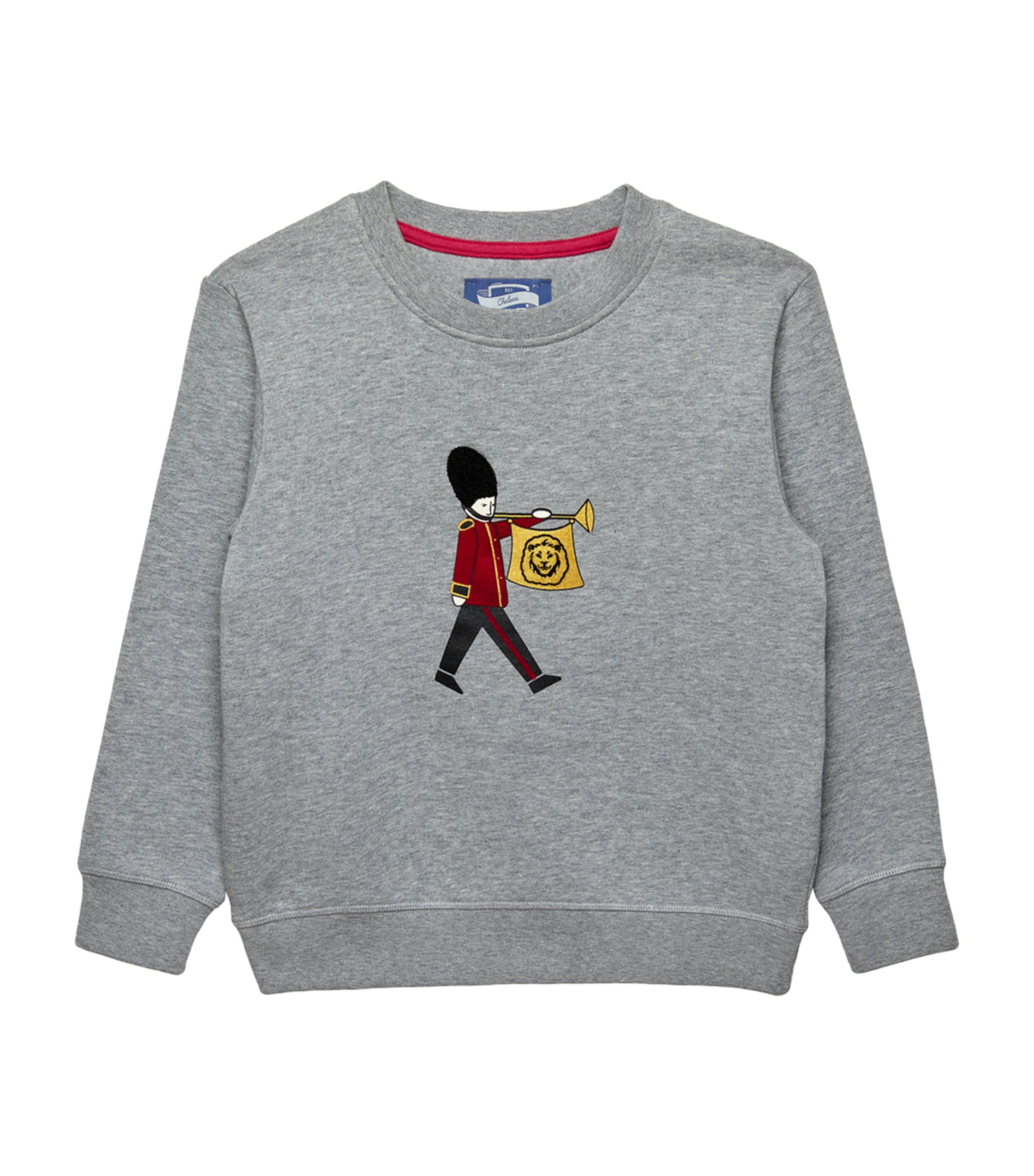 Shop Trotters Guardsman Sweatshirt In Grey