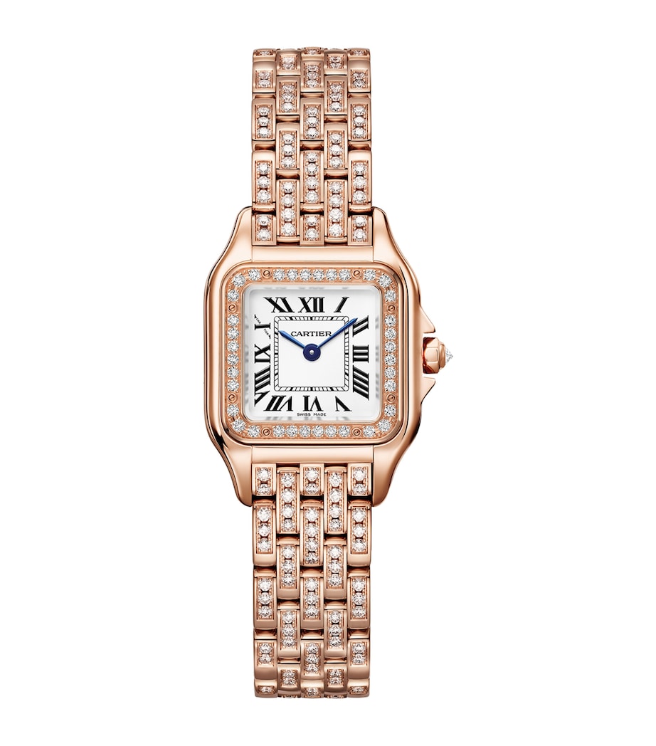 Rose Gold and Diamond Panthère de Cartier Watch 22mm SILVER Image 1