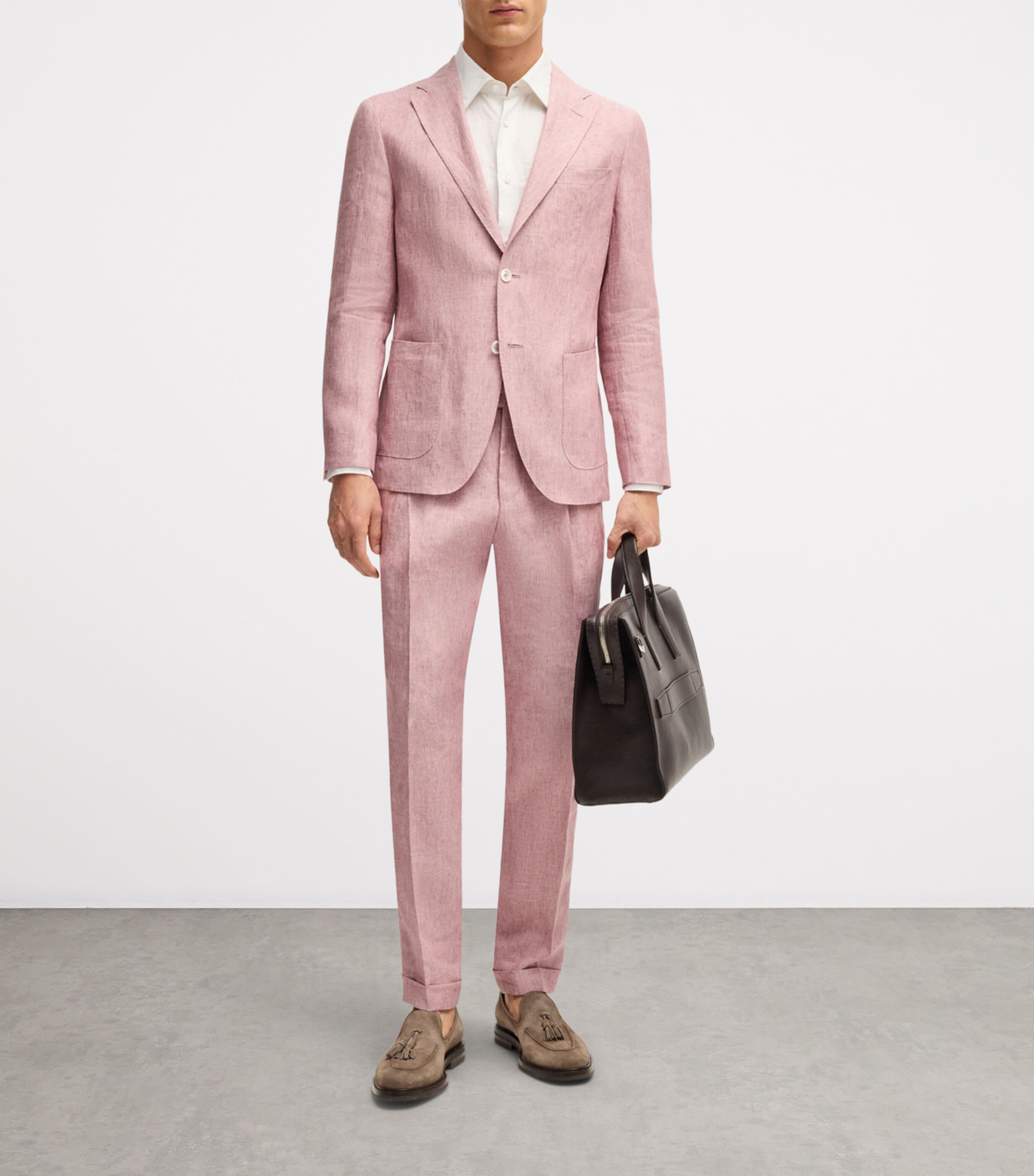 Linen Slim Shirt 100 Image 5