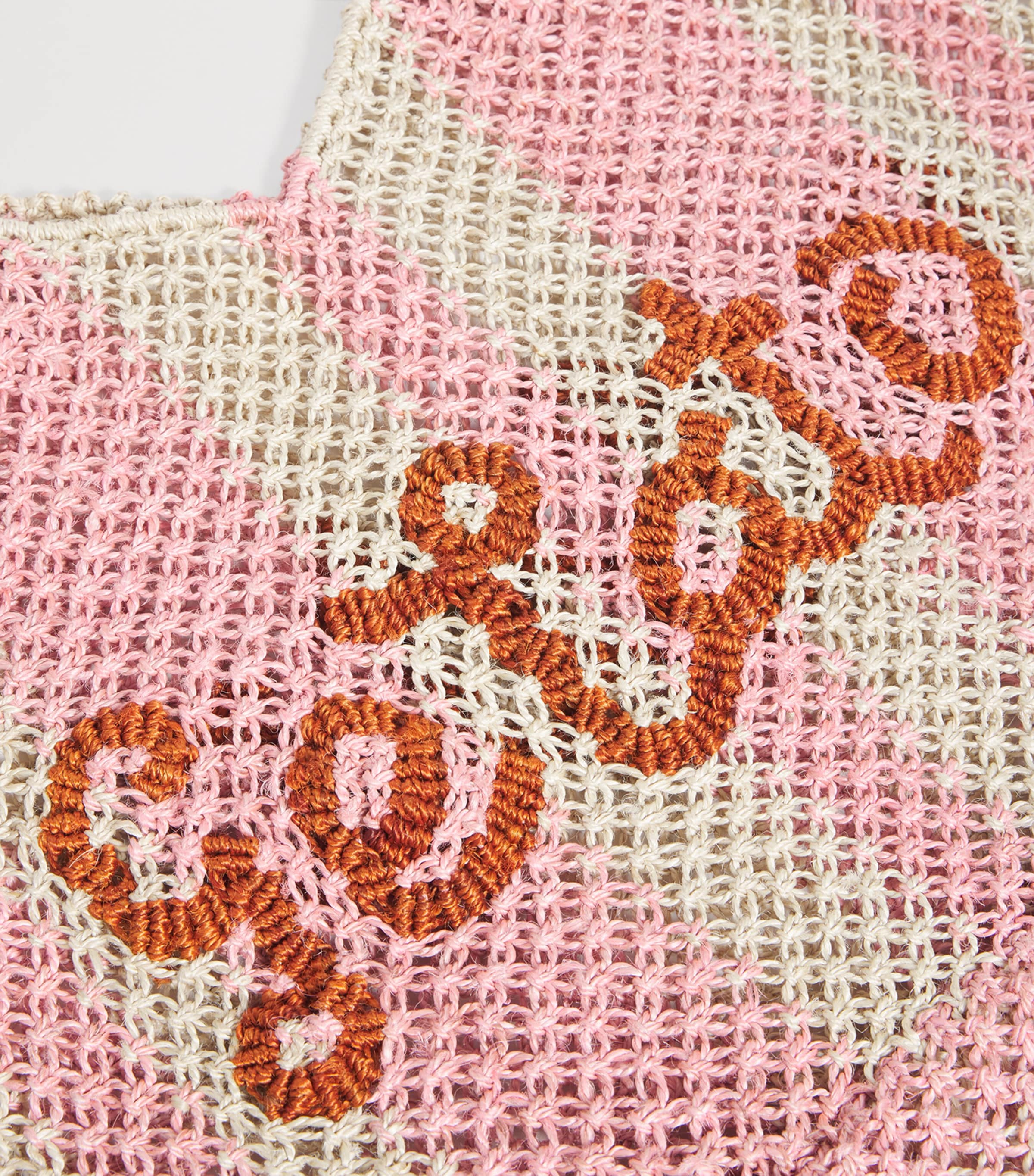 Jute Gelato Tote Bag NATURAL ROSE Image 6