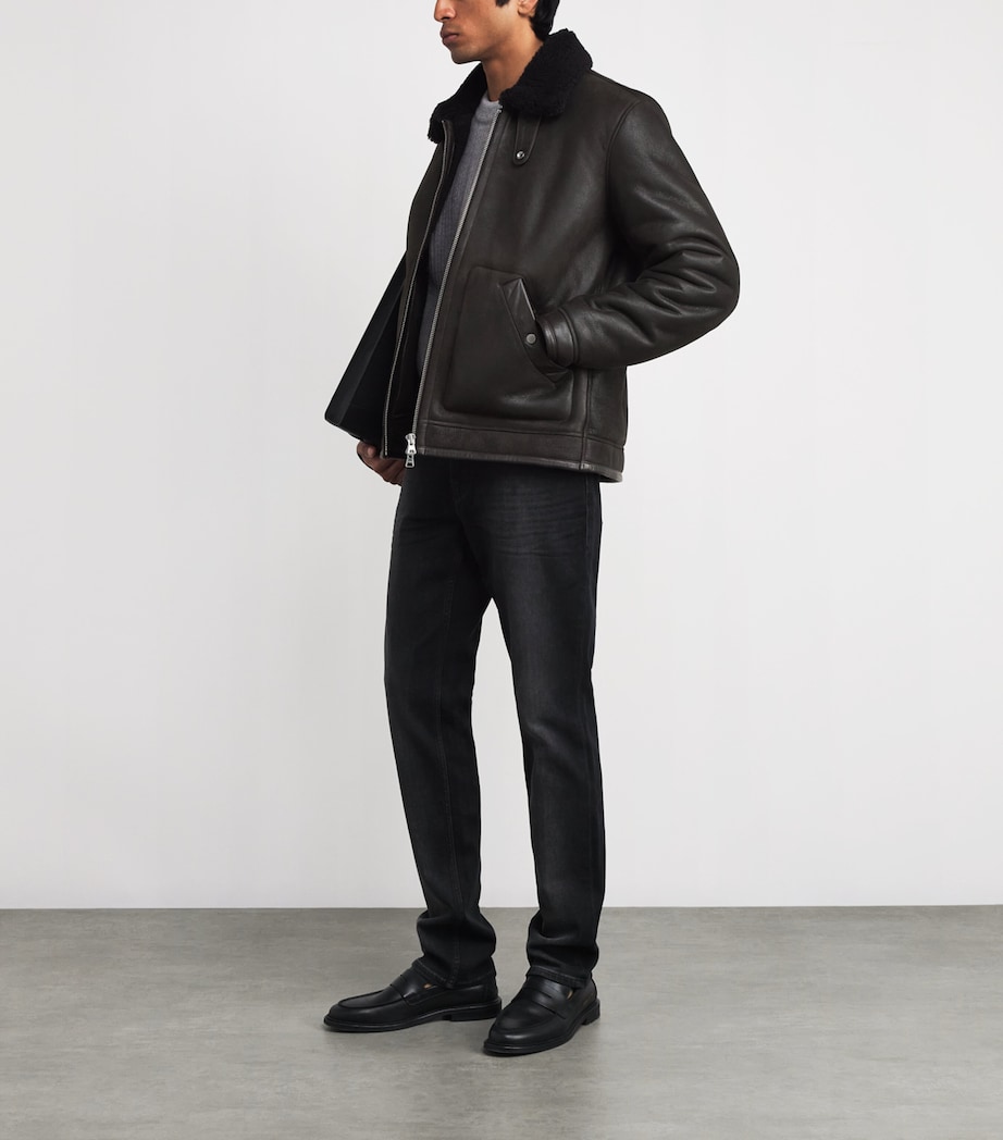 Shearling Atkinson Jacket DUSKY PORT Image 2