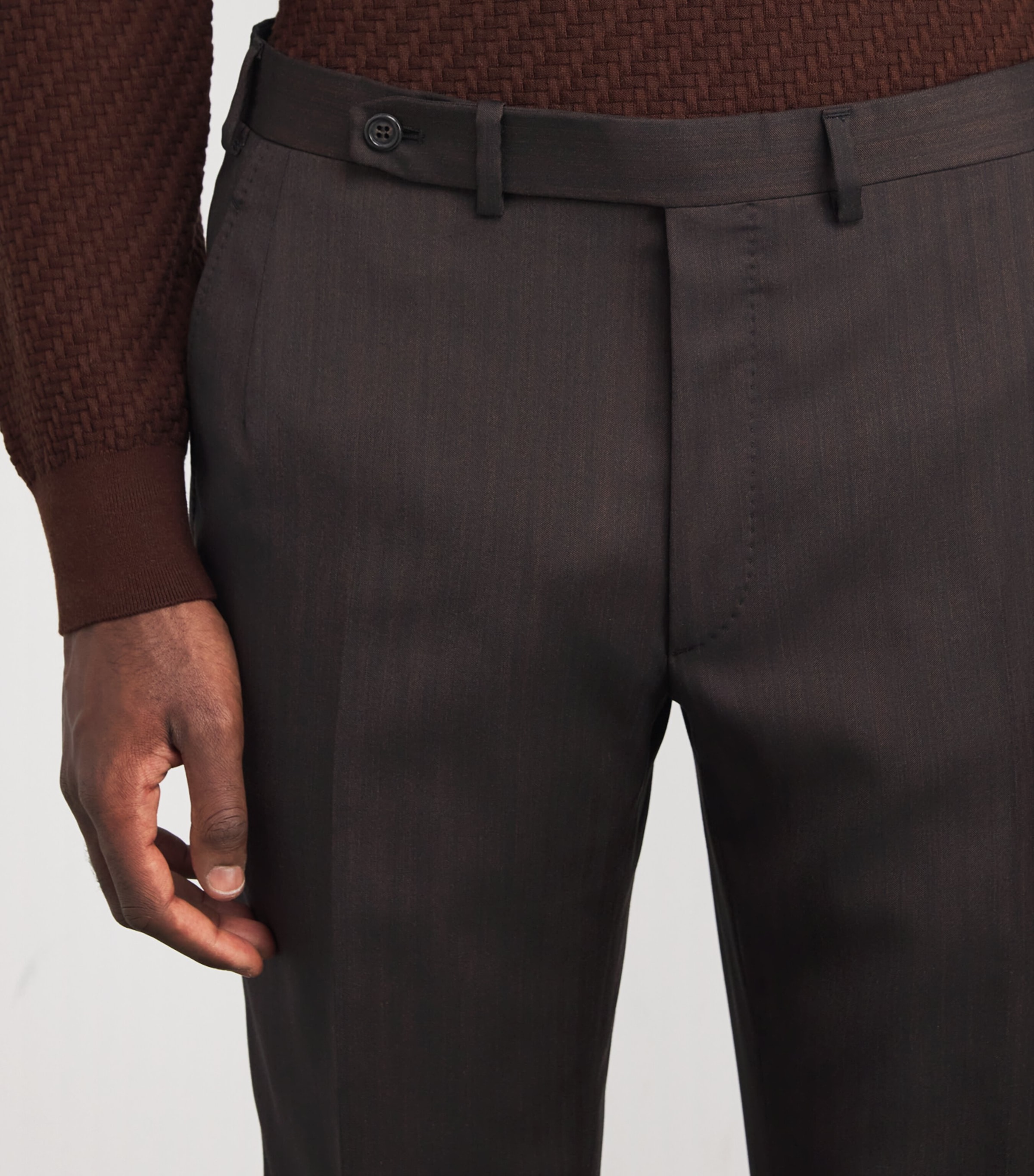 Wool-Silk Plume 2-Piece Suit 2400 Image 6