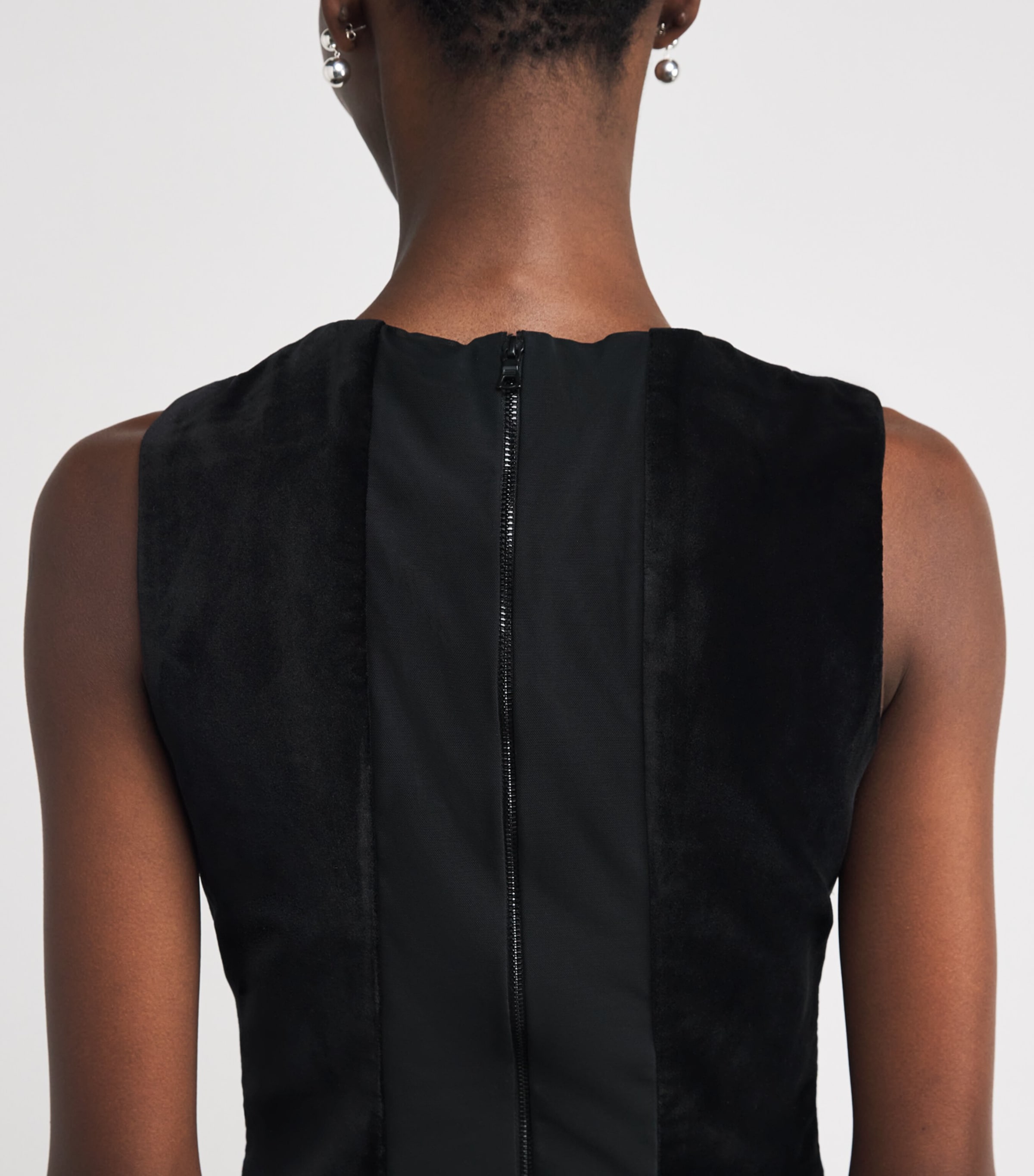 Velvet Ella Mini Dress A001 BLACK Image 6