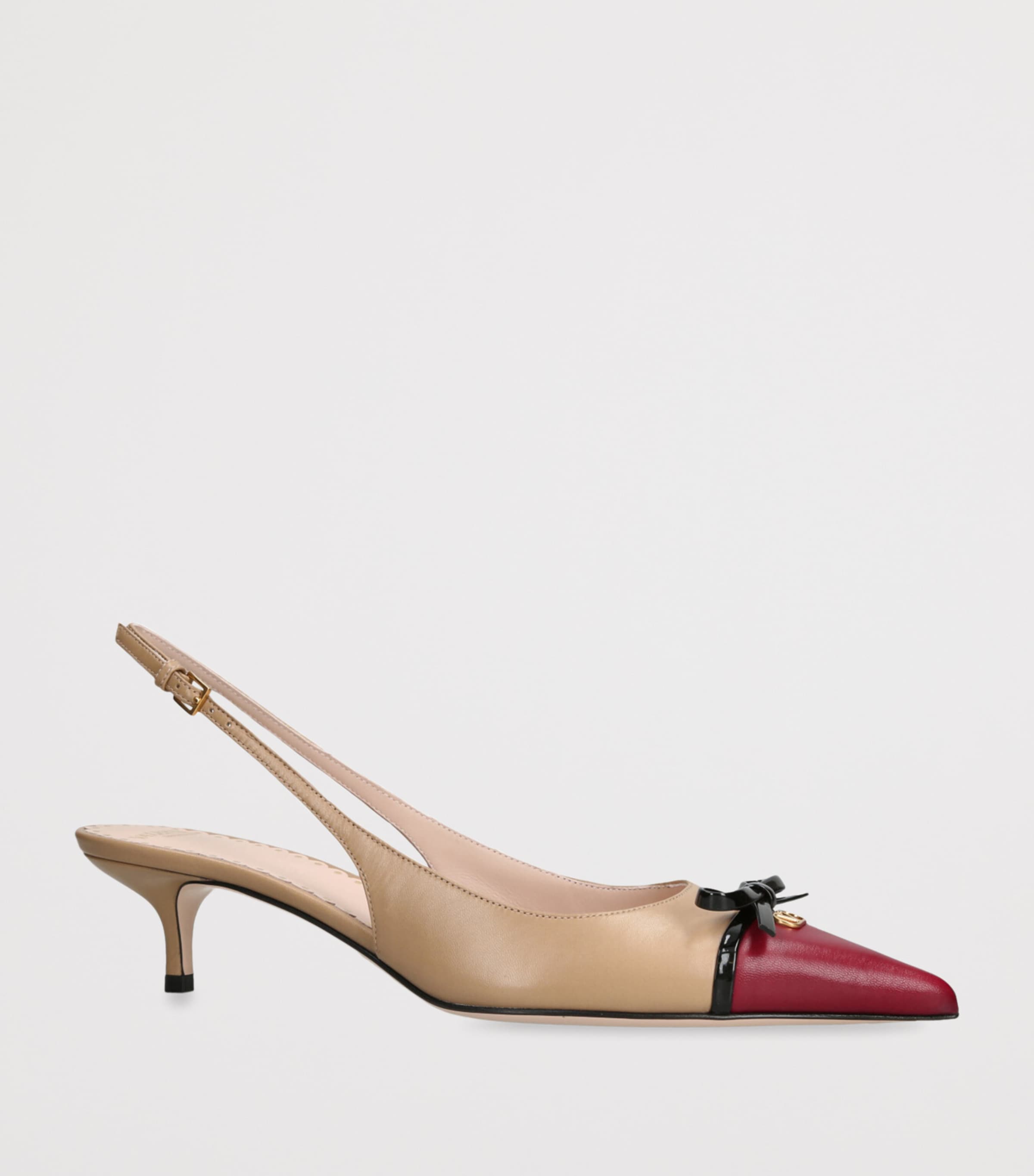 【Valentino Garavani】Bepointy 45 スリングバック パンプス Valentino Garavani Leather Bepointy Slingback Heels 45