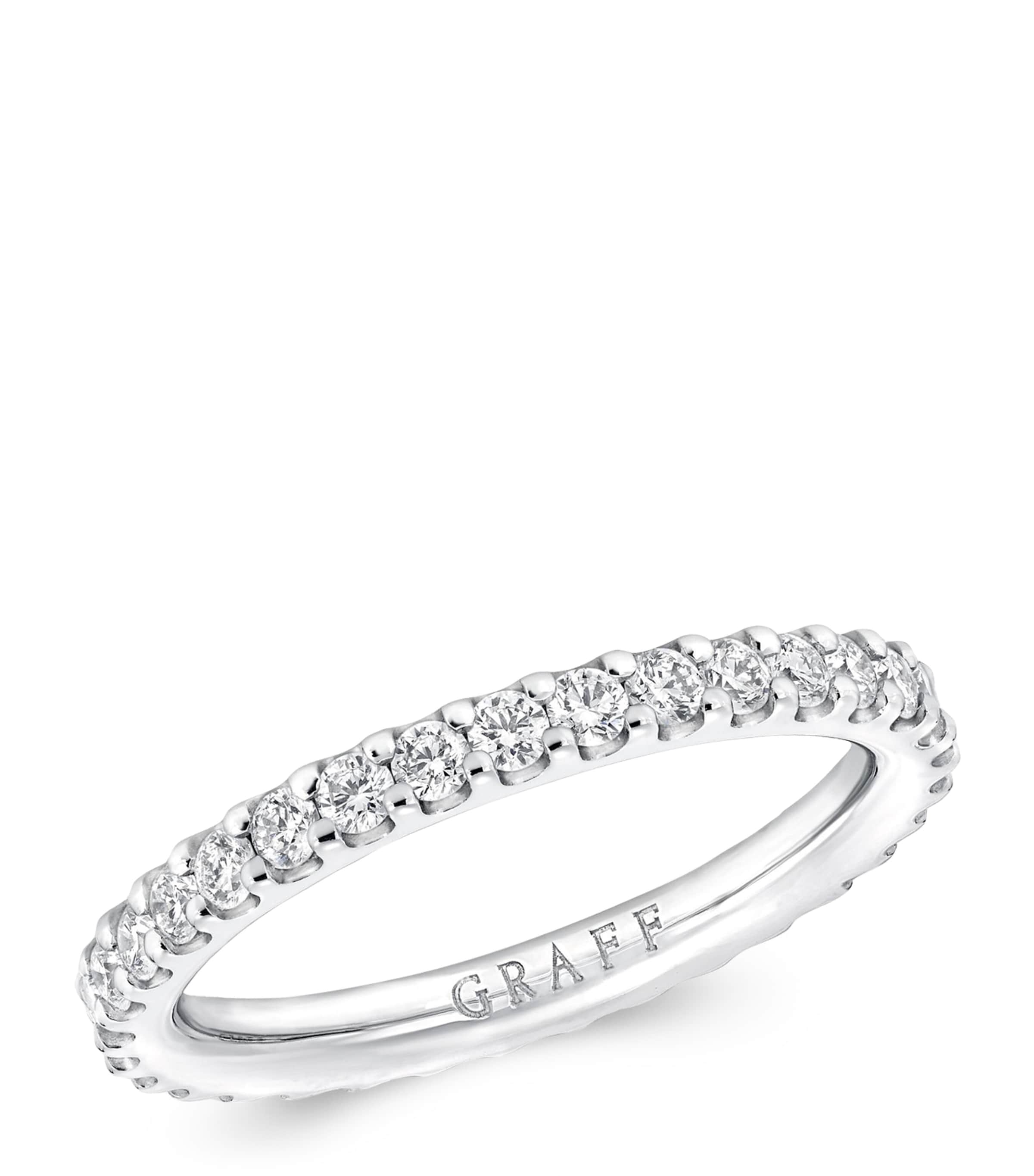 White Gold and Diamond Eternity Ring WHITE GOLD Image 1