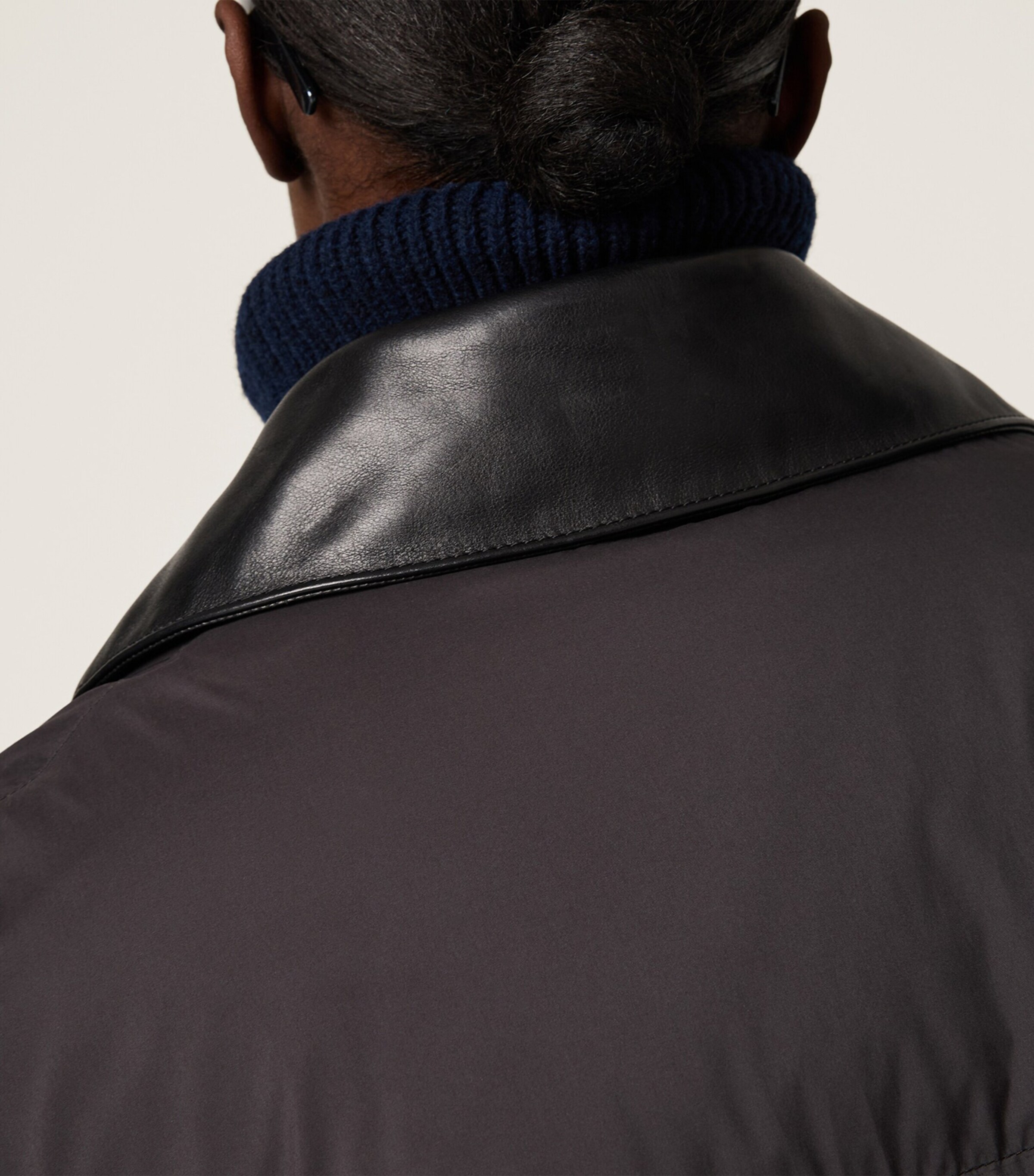 Technical Pongé Puffer Jacket F0A5T Image 5