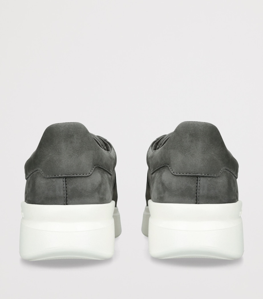 Suede Fascia Slip-On Sneakers GUNMETAL Image 2
