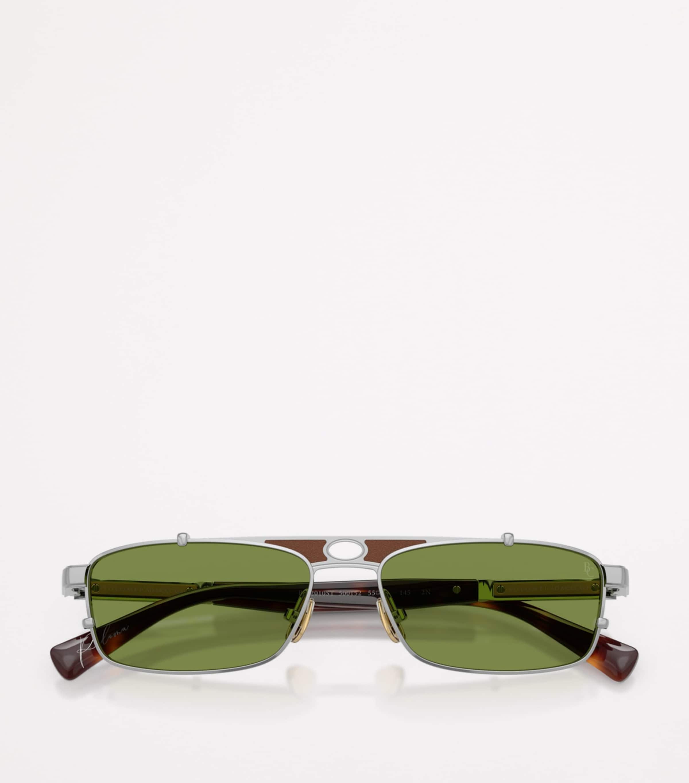 Titanium Rectangular Paloma Sunglasses 500152 Image 5
