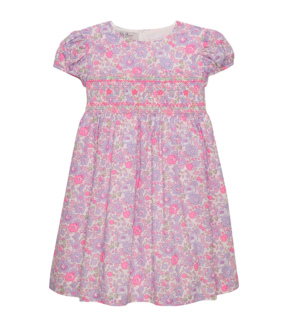 Trotters Cotton Floral Betsy Party Dress (2-5 Years) Lilac Betsy Image 1