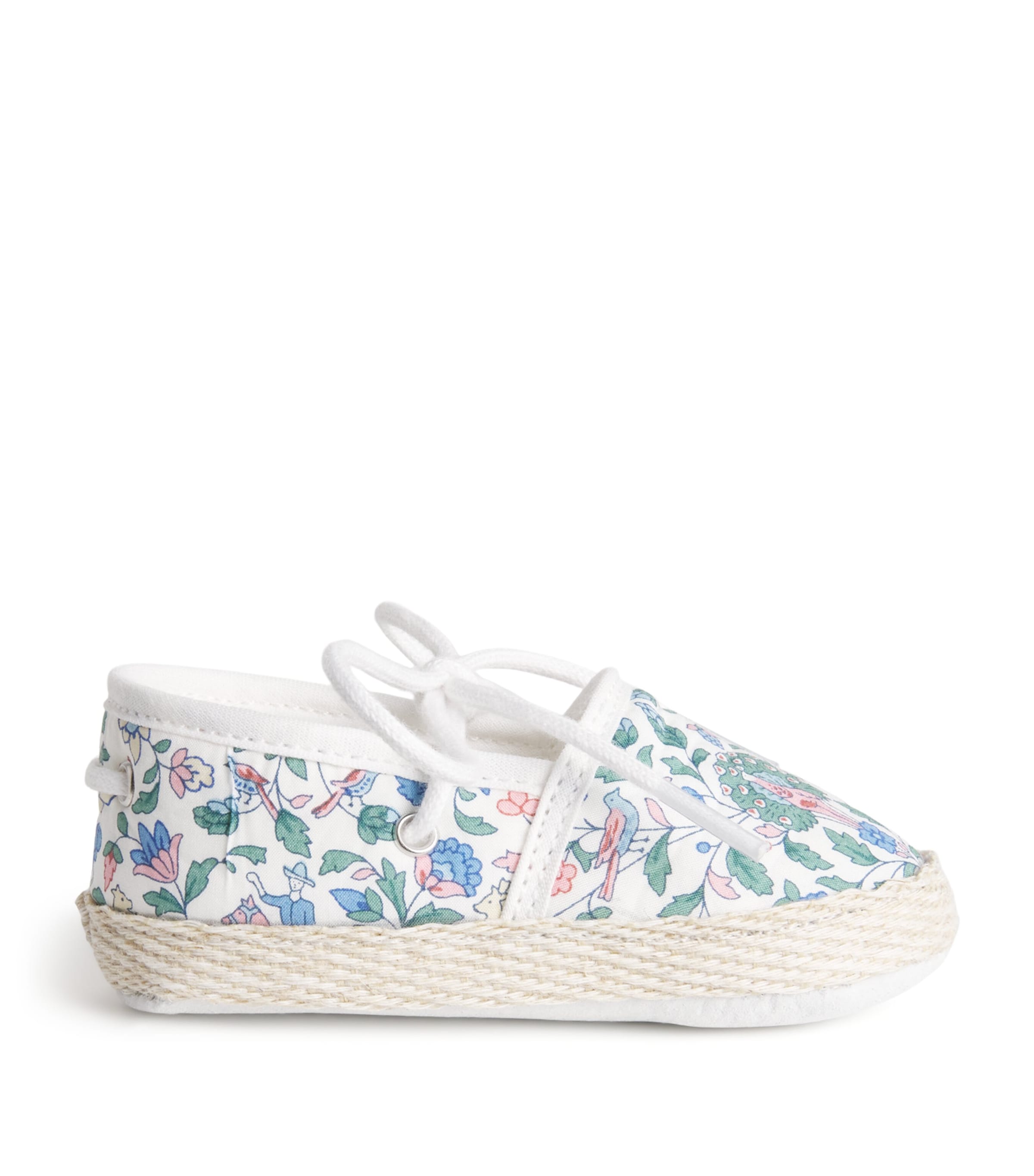 Floral Print Espadrilles 1BLANC Image 1