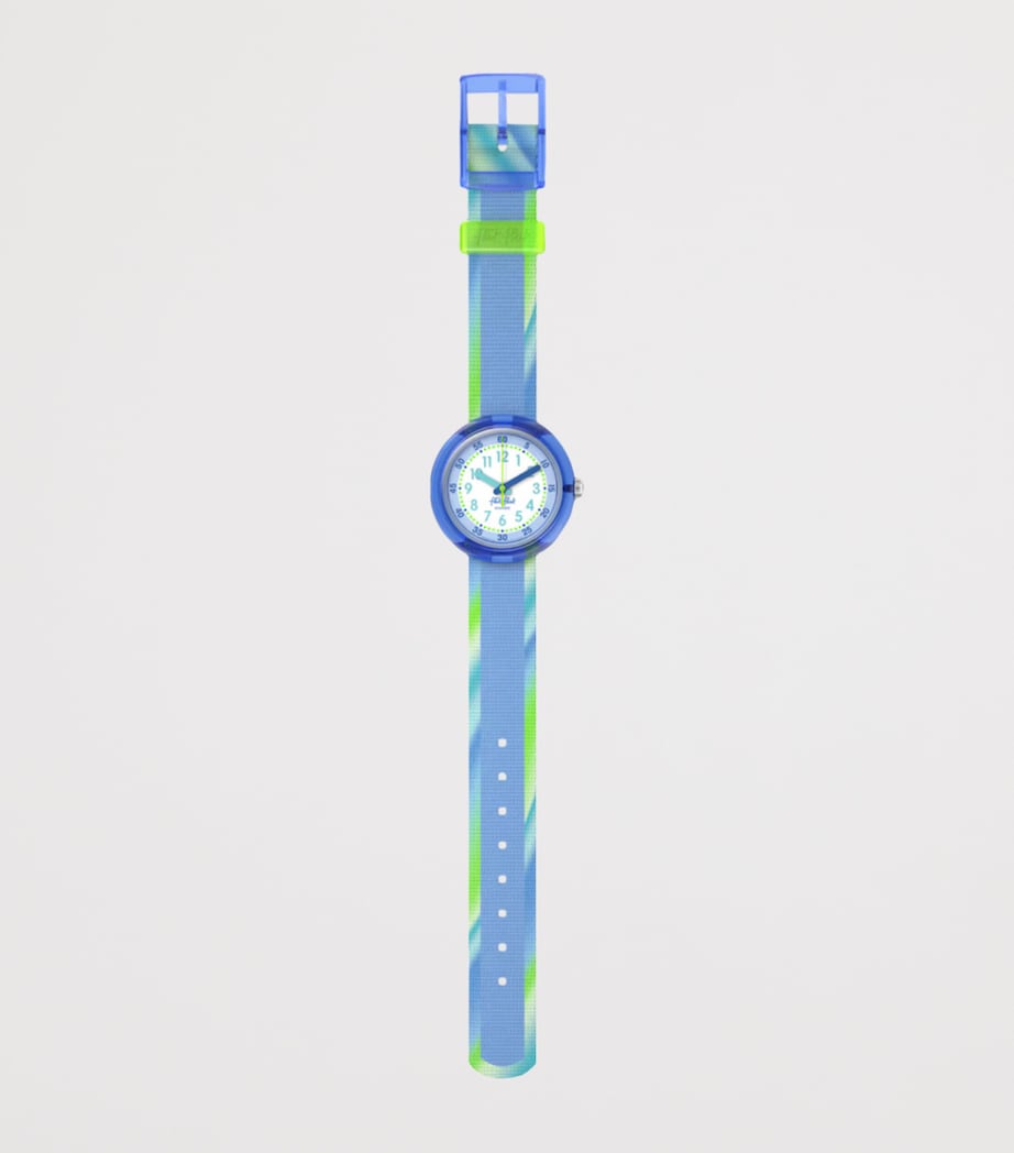 Flik Flak Flip It Blue Watch 31.85mm Flip It Blue Image 3