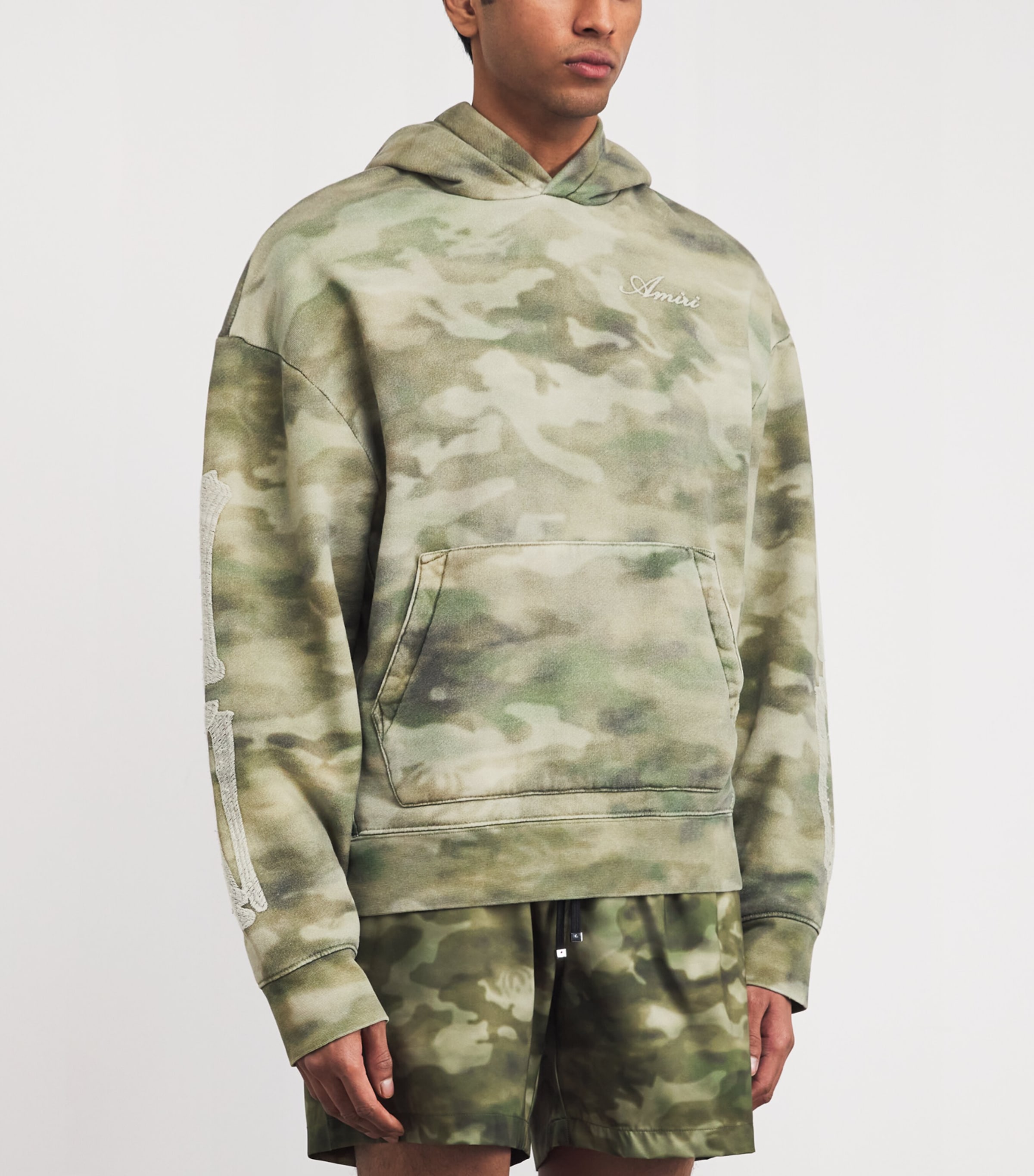 Cotton Camouflage Bones Hoodie CAMO Image 3