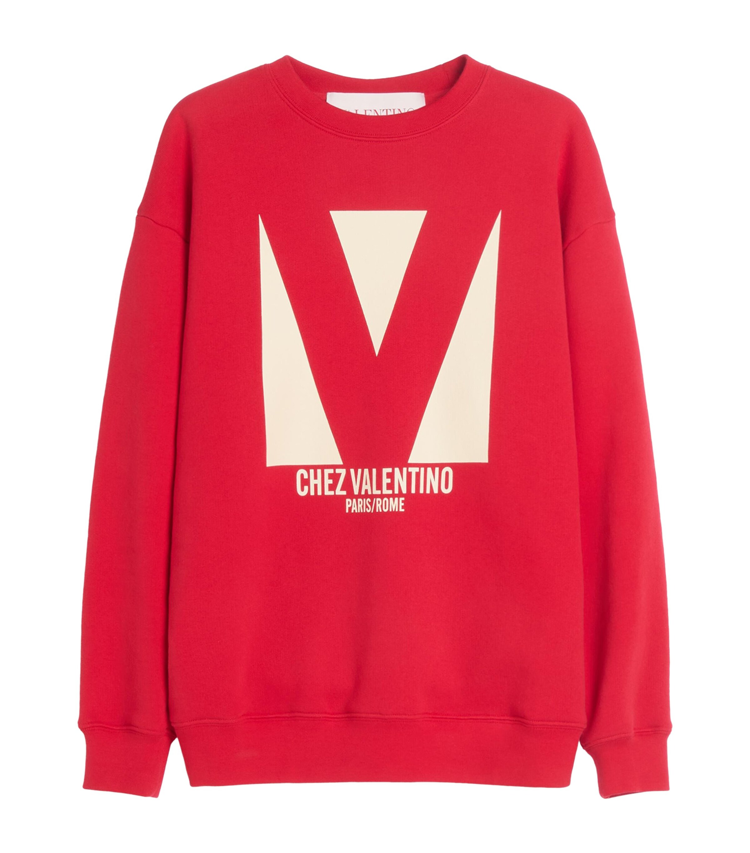 Valentino Cotton Logo Sweatshirt | Men Clothing | Sweatshirts & Hoodies | Designers | Valentino Garavani | Knitwear | Cardigans