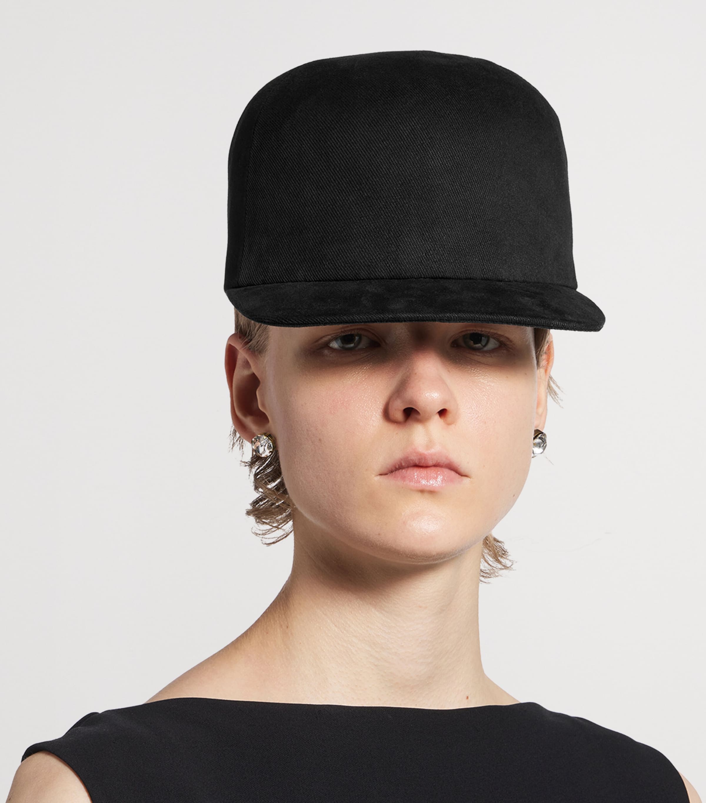 Balenciaga Cotton High Crown Cap Image 2