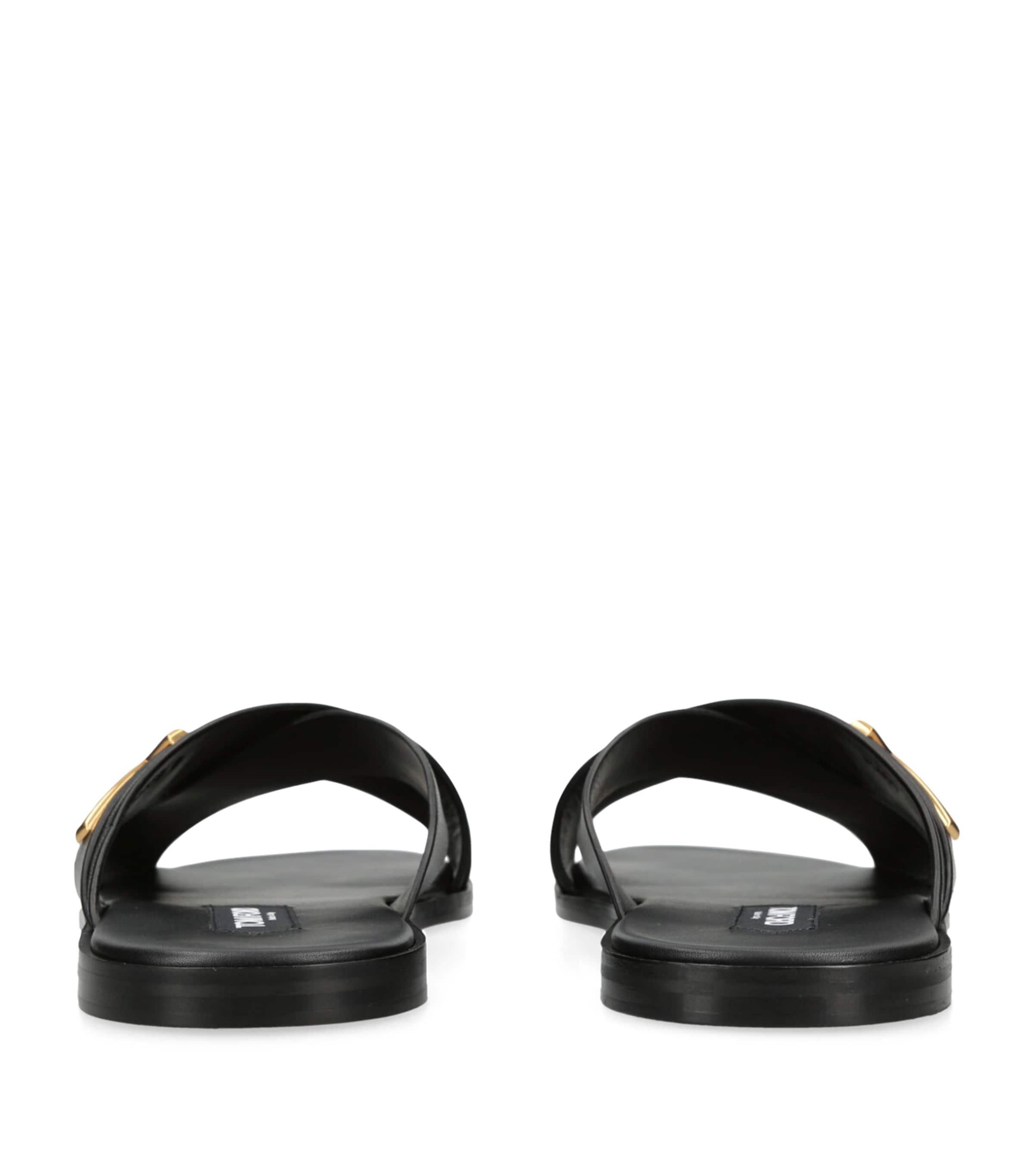 TOM FORD Leather Preston Slides | Harrods UK