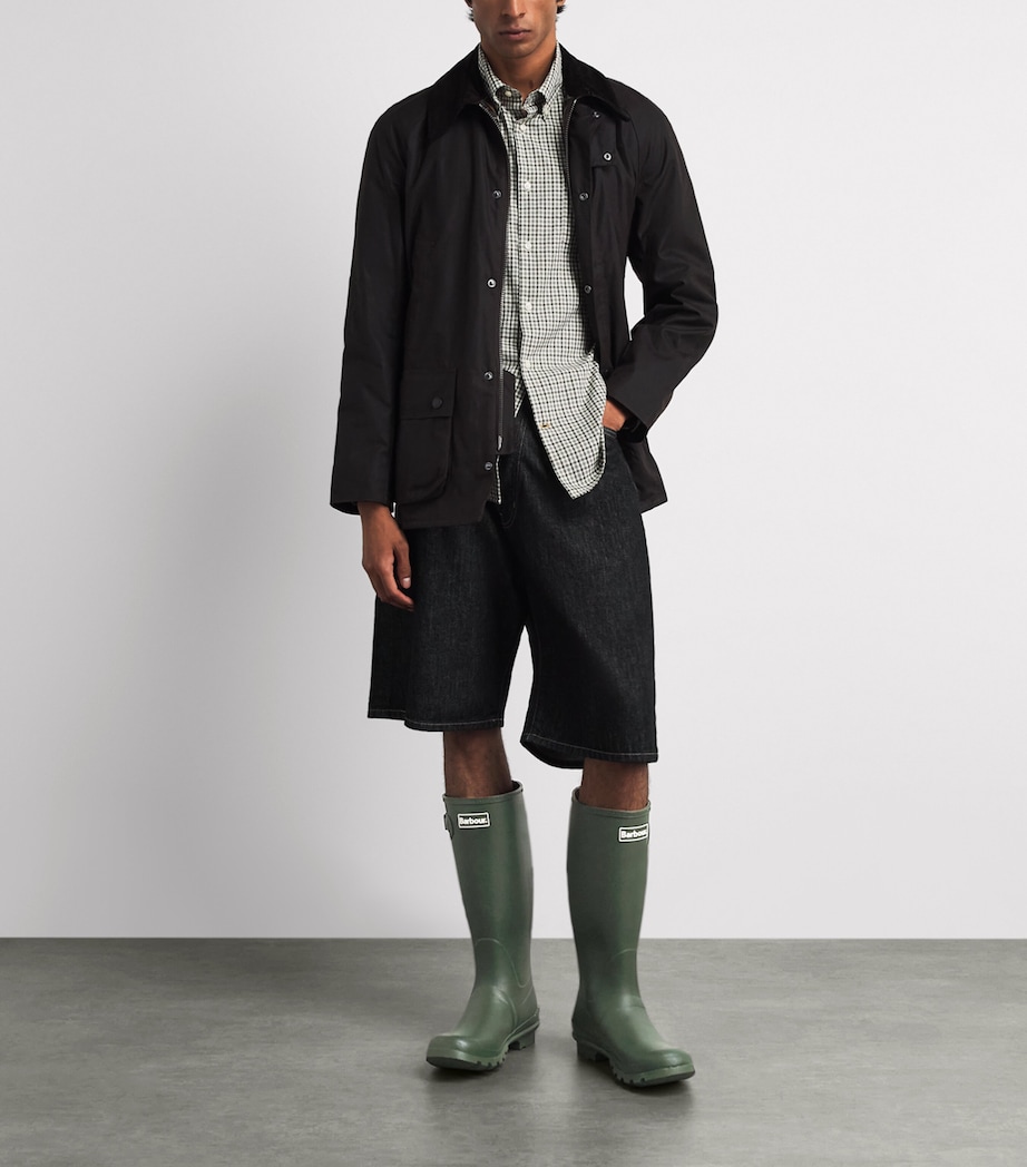 Barbour Tall Bede Wellington Boots Olive Image 4