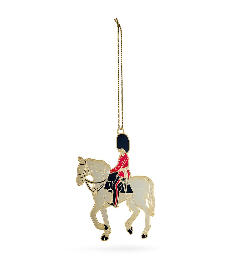The London Christmas Company Royal Guard Tree Decoration Gold Image 1