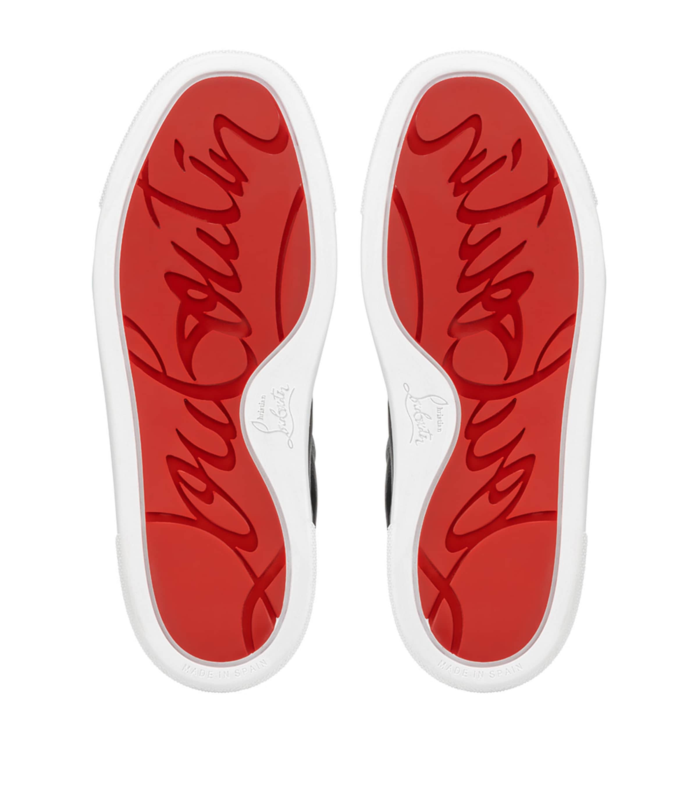 Funnyto Leather Low-Top Sneakers J764 Image 5