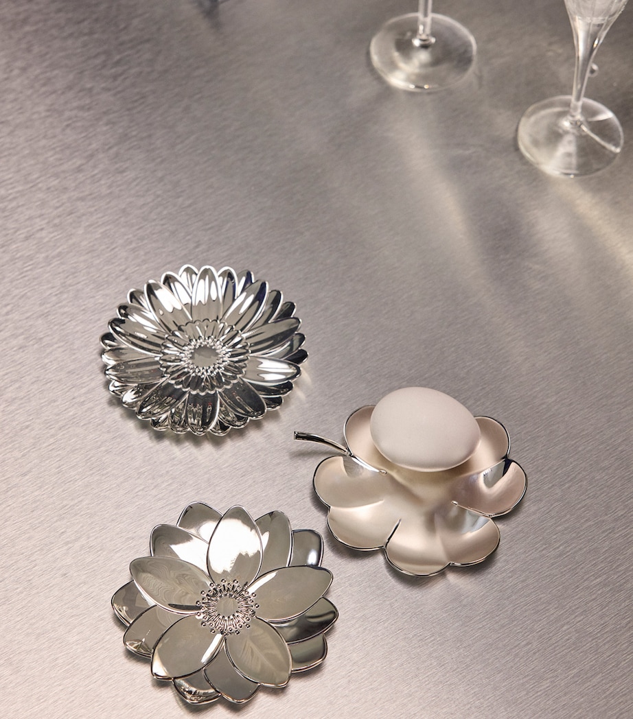 Silver-Plated Four-Leaf Clover Trèfle Dish (11cm) SILVER Image 3