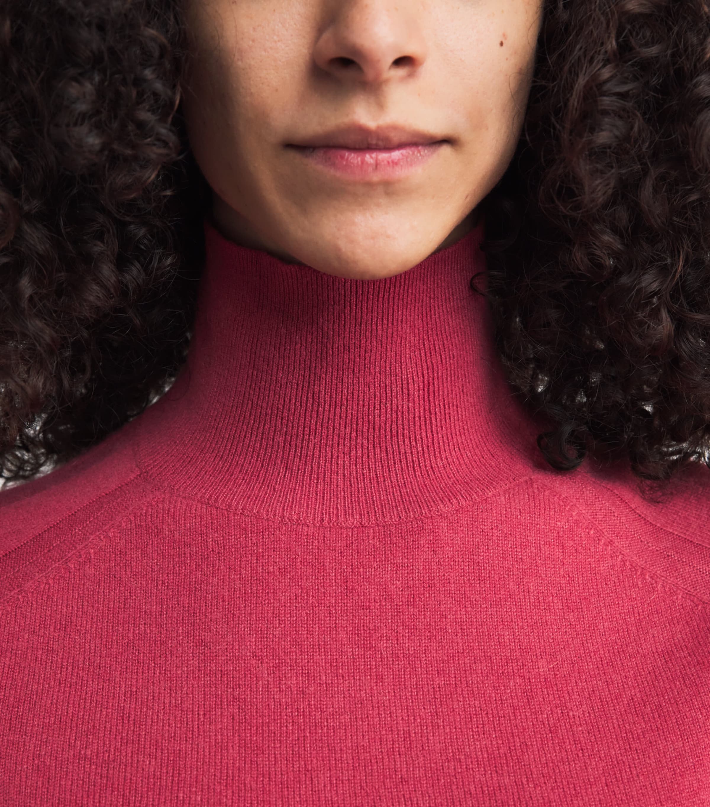 Cashmere Oxna Funnel-Neck Sweater MULBERRY Image 6