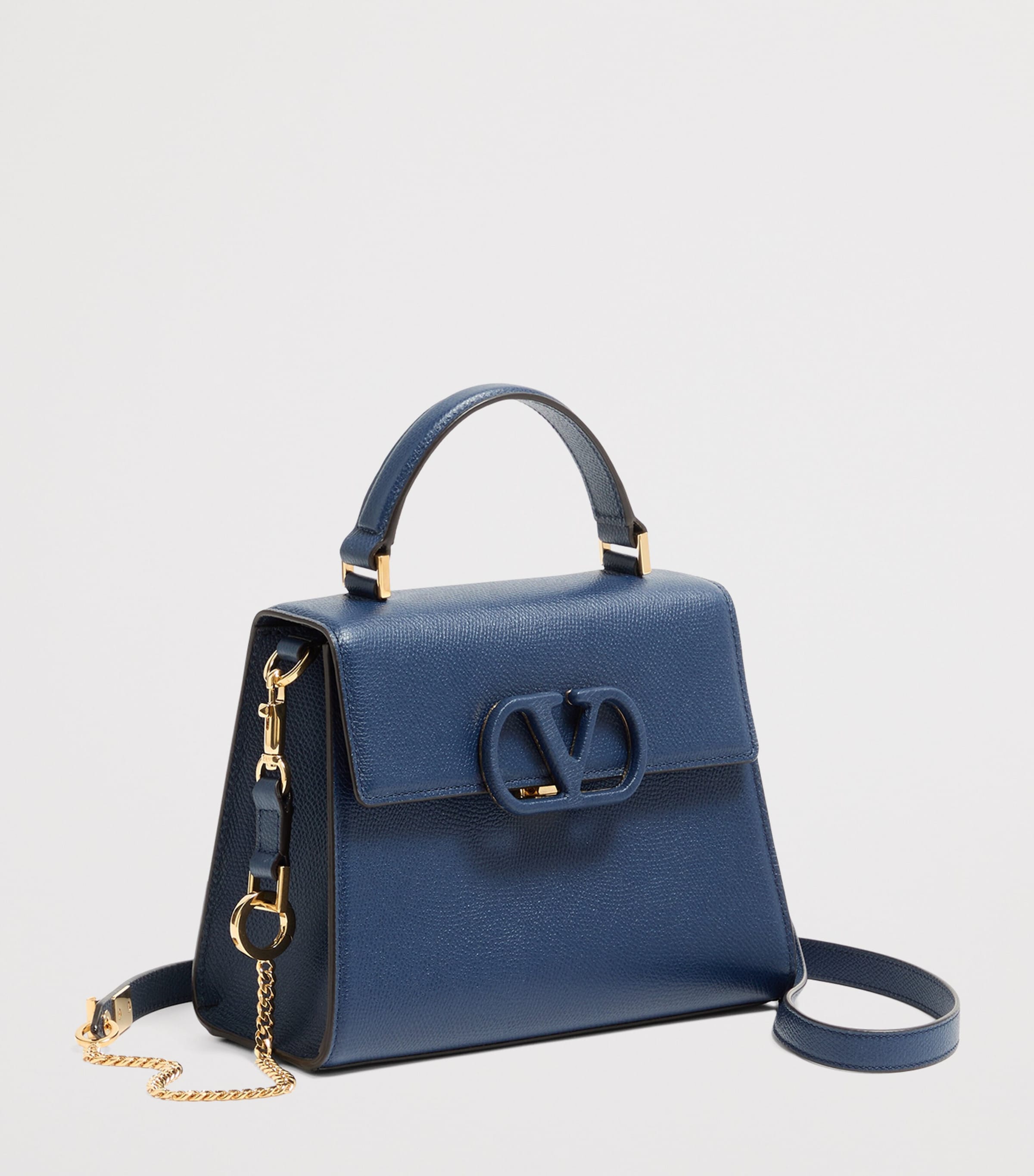 Valentino Garavani Small Leather VSLING Top-Handle Bag Image 2