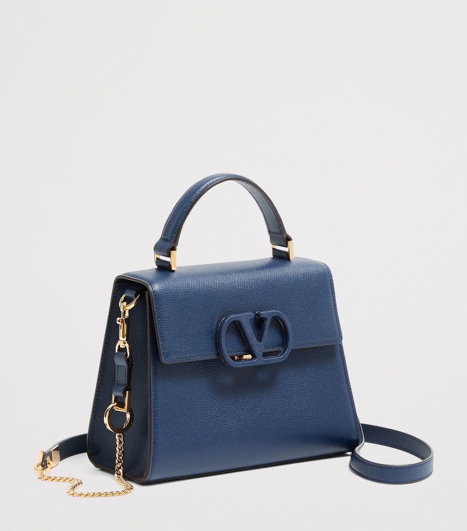 Valentino Garavani Small Leather VSLING Top-Handle Bag Image 2