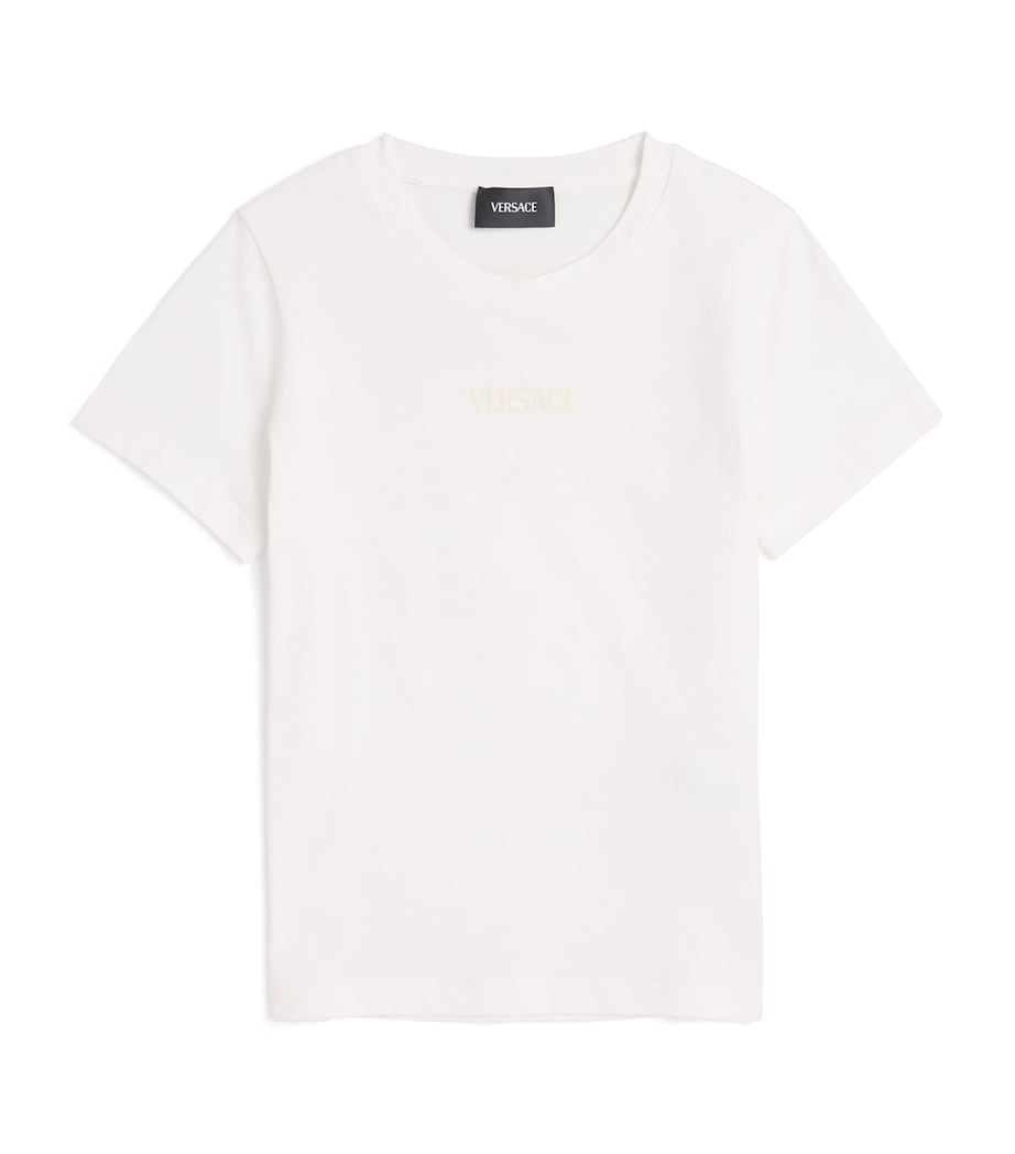 Versace Kids Cotton Logo T-Shirt (6-14 Years) Image 1