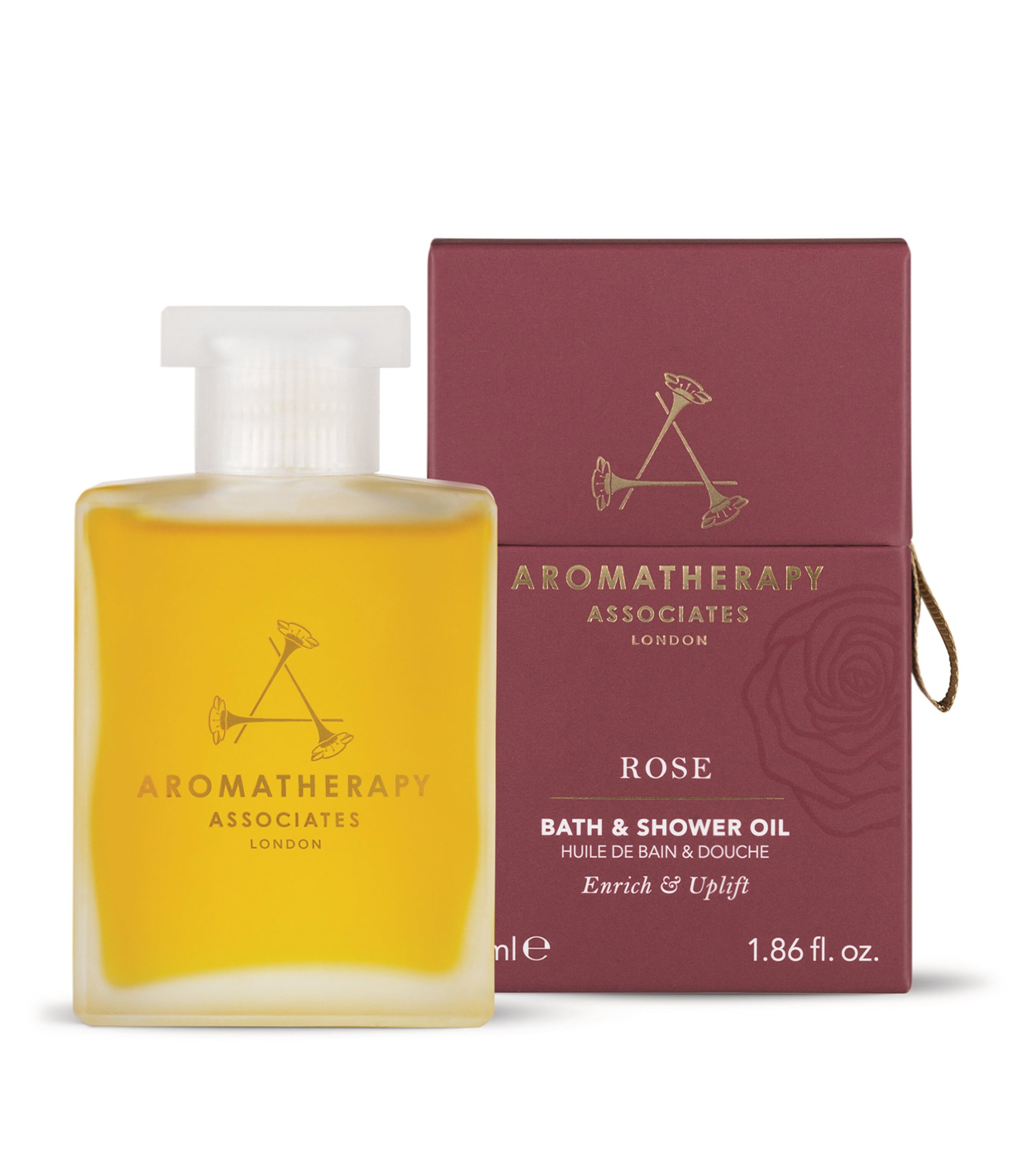 Aromatherapy Associates Rose Bath & Shower Oil In White