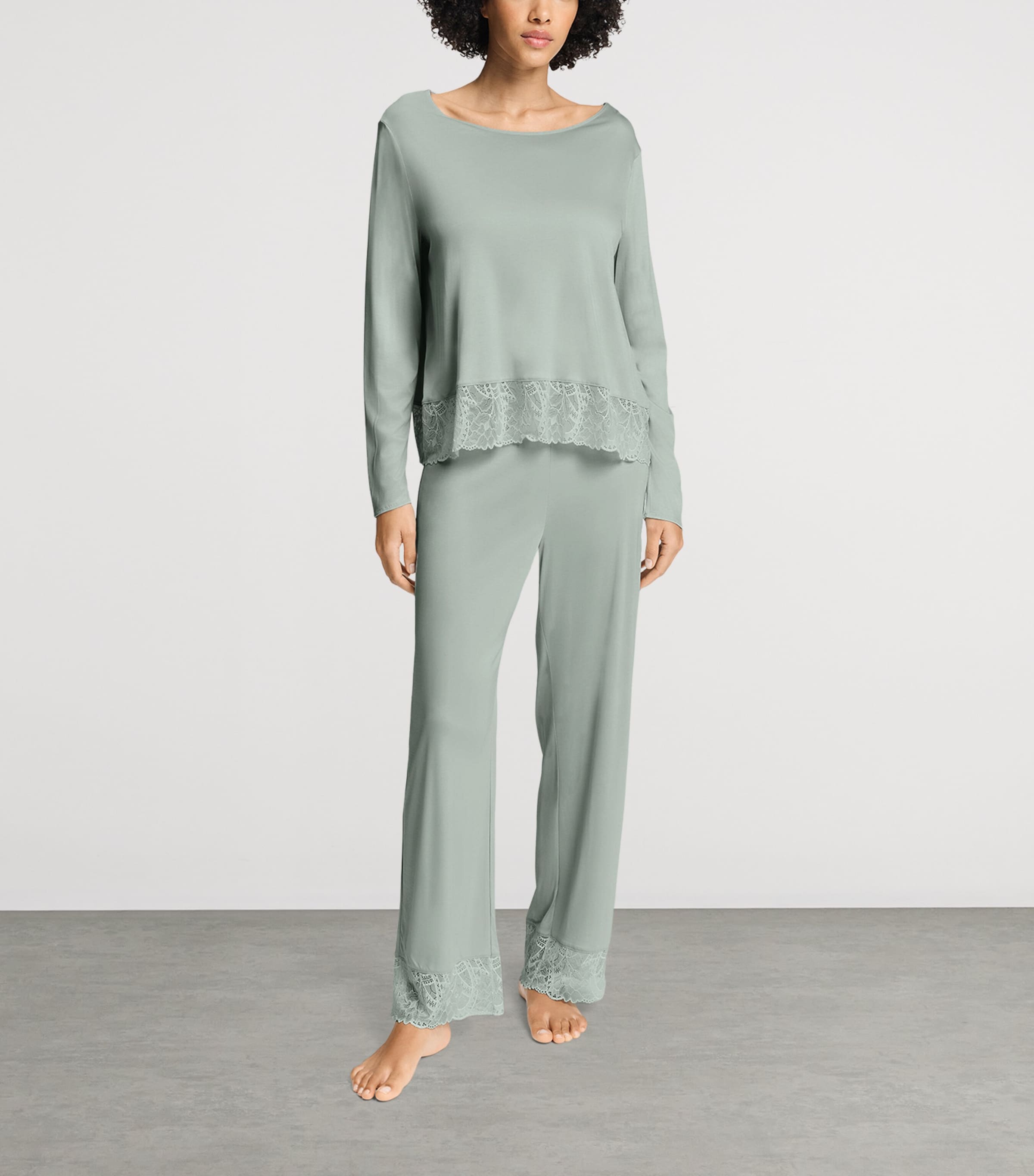 Hanro Womens Modal Pyjama Set Mystic Breeze Image 2