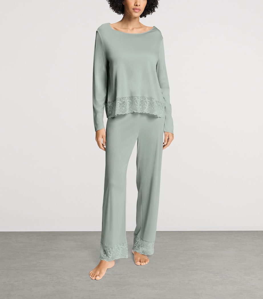 Hanro Womens Modal Pyjama Set Mystic Breeze Image 2