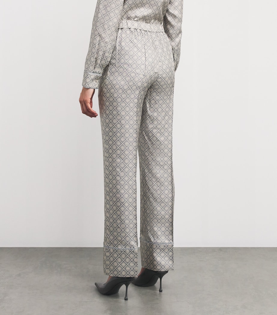 Silk T Monogram Trousers GRAY T MONOGRAM MINI Image 4